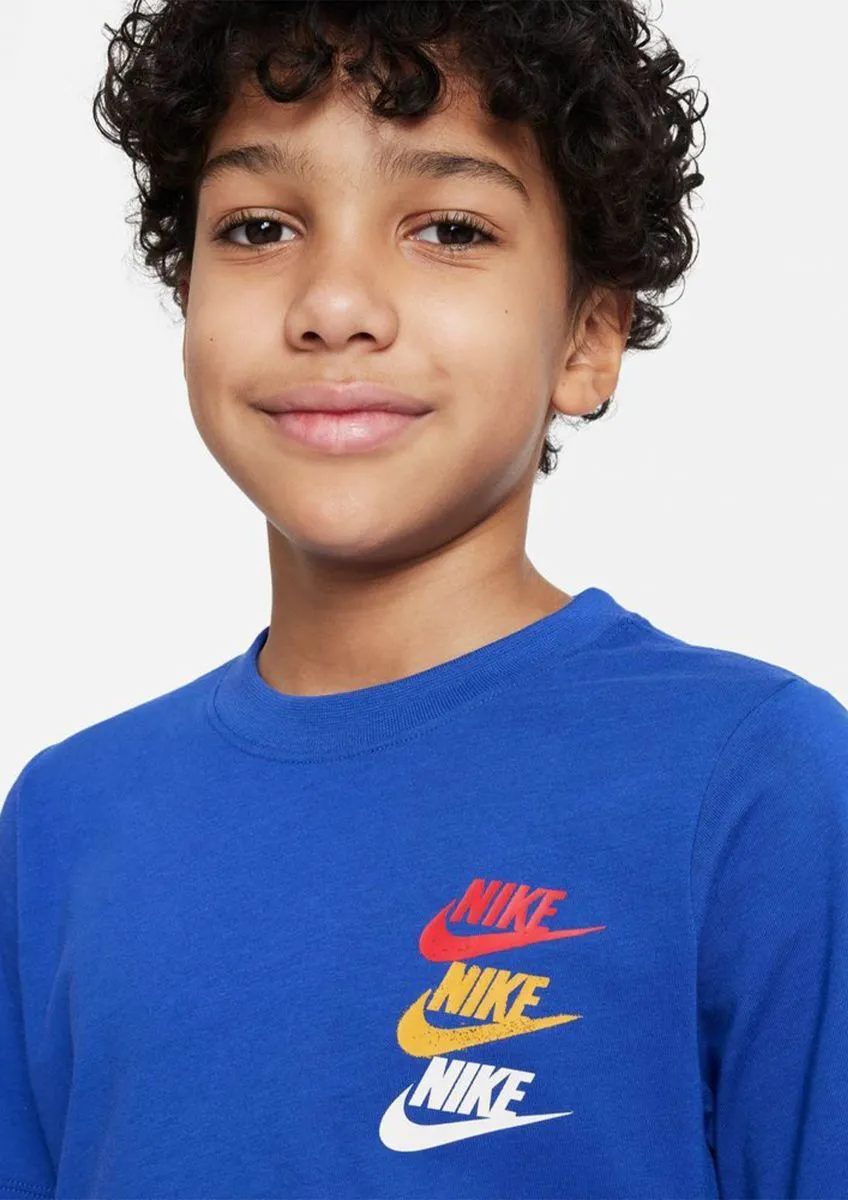 T-shirt Manica Corta Sportiva Nike - Bluette