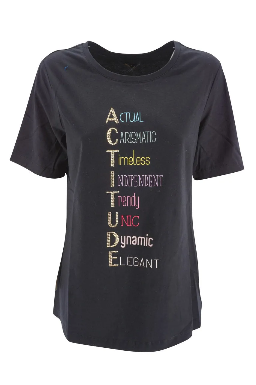 T-Shirt Twin-Set / Nero