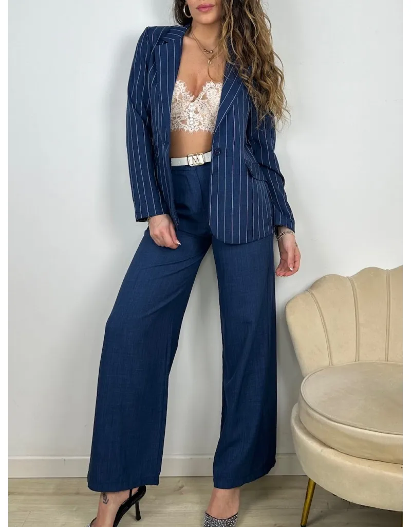 TAILLEUR GESSATO MARISA BLU