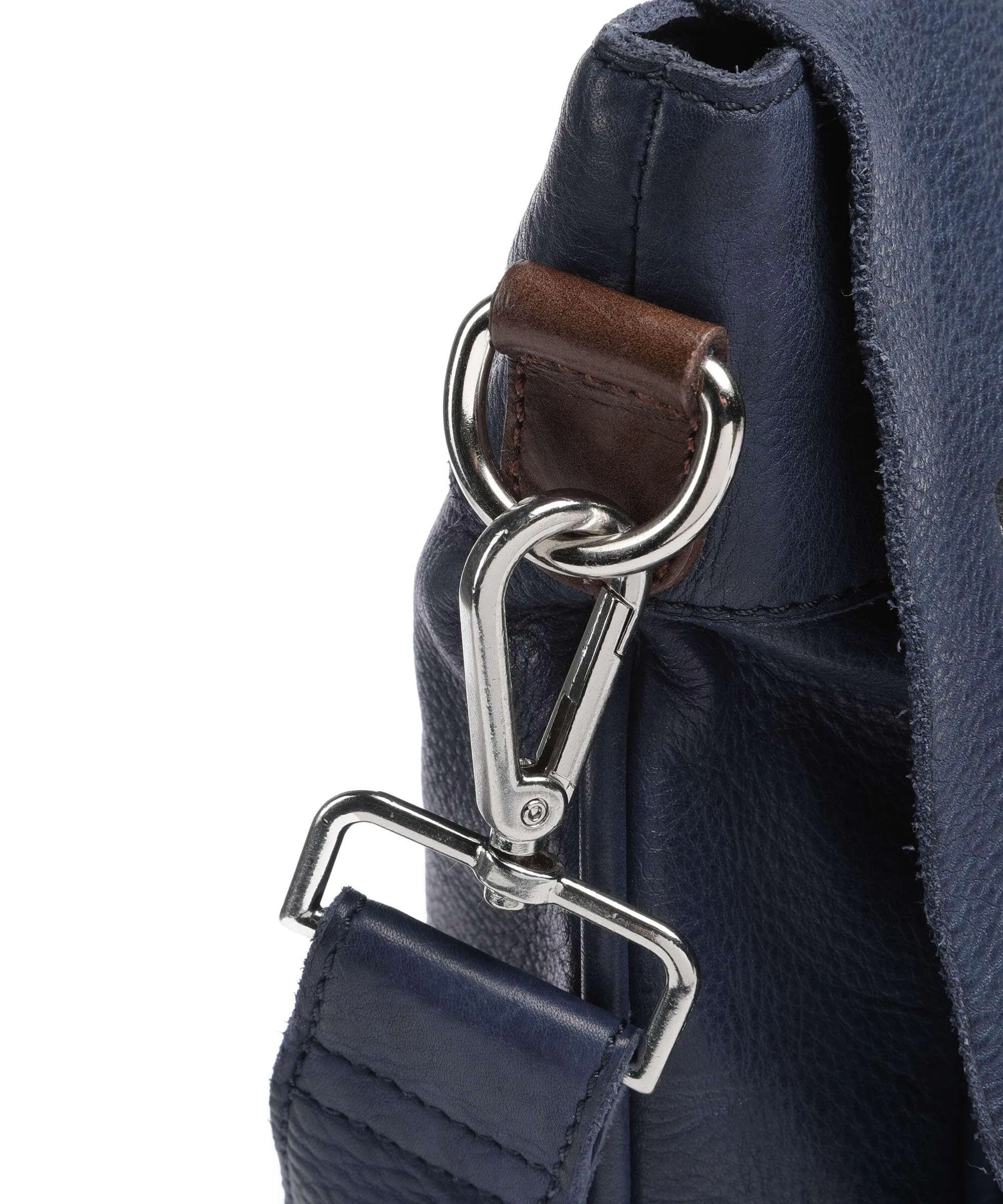  Taschendieb Wien Kohlmarkt 1 Borsa a spalla pelle di vacchetta grana navy  
