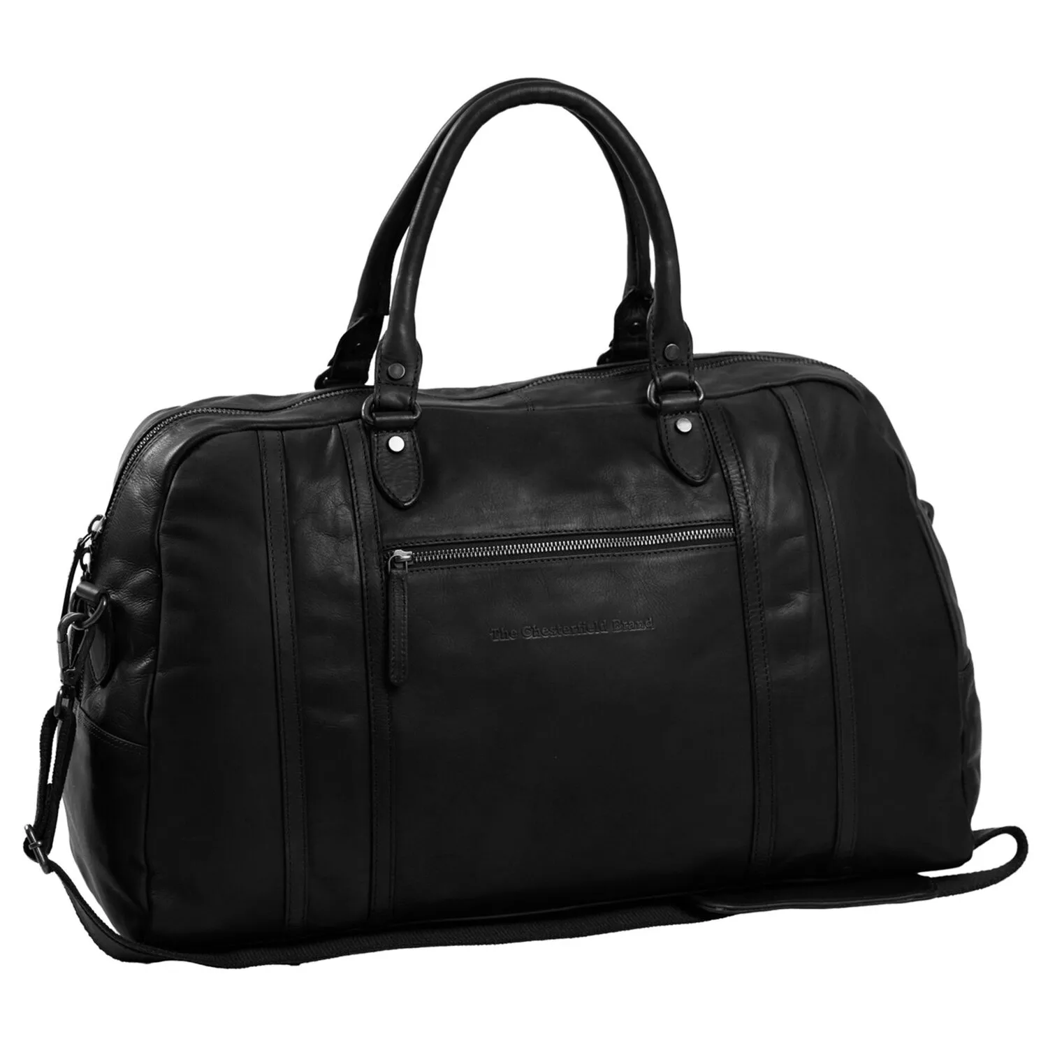 The Chesterfield Brand Wax Pull Up Borsa da viaggio Weekender Pelle 55 cm