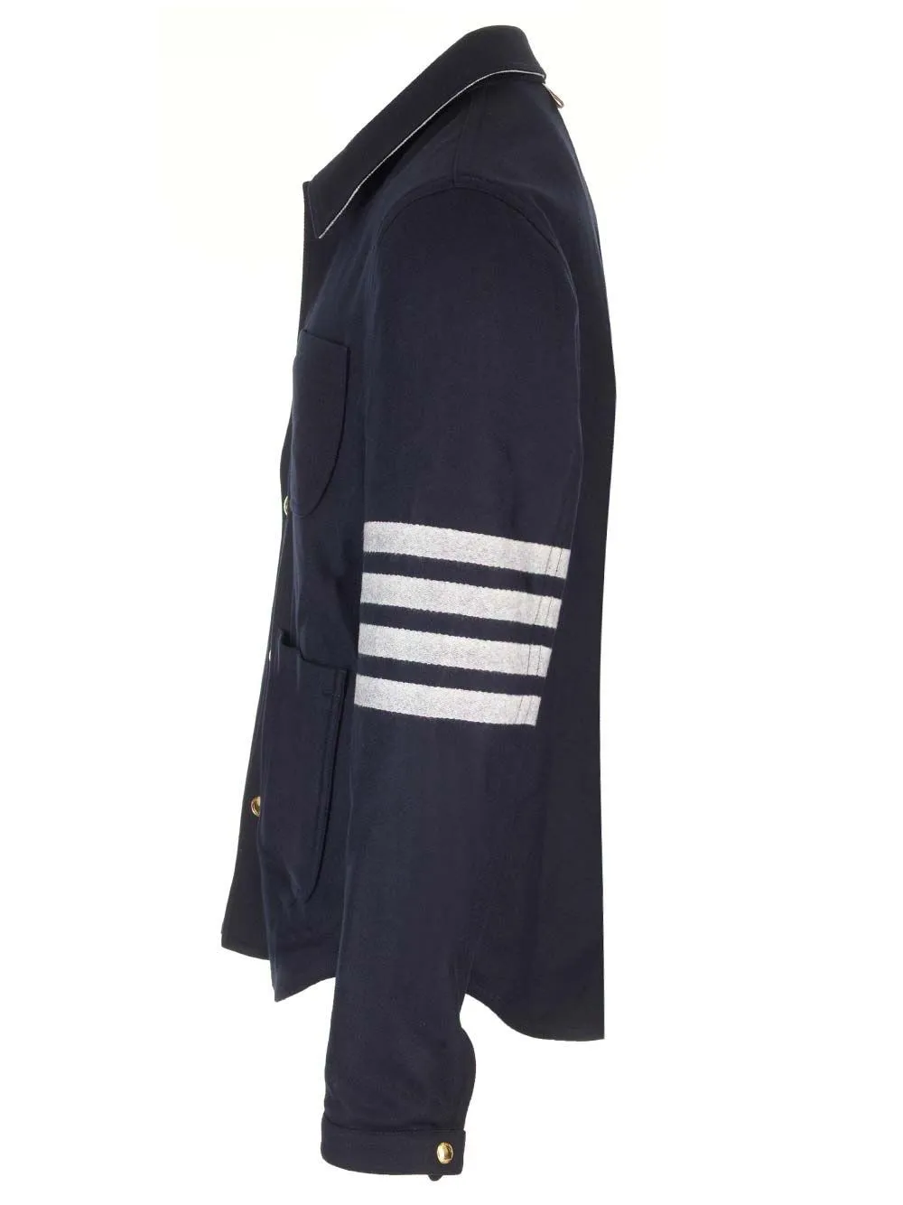   Thom Browne  GIACCA UTILITY IN LANA E CASHMERE A 4 BAR  