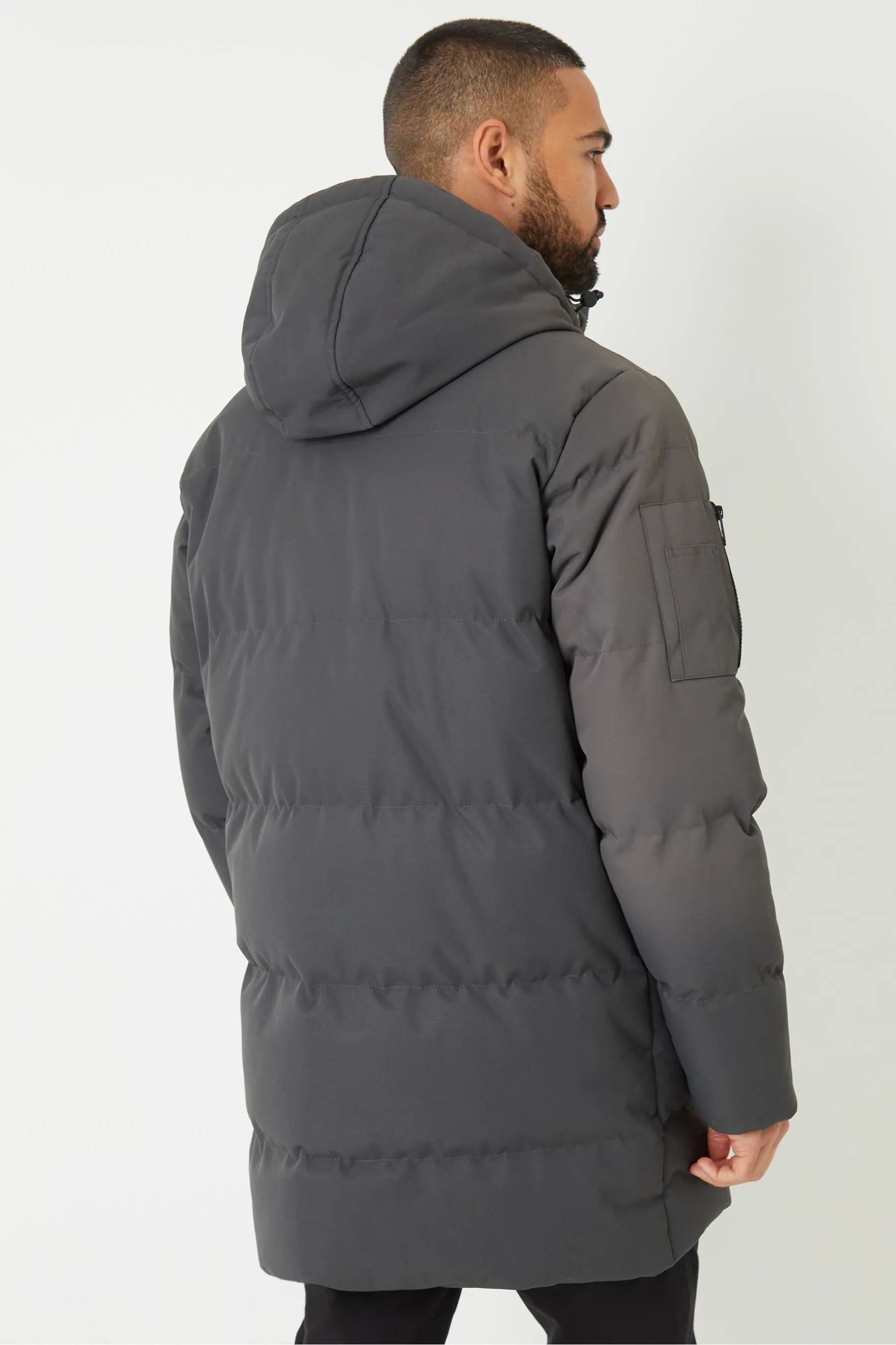 Threadbare - Giacca lunga imbottita impermeabile    