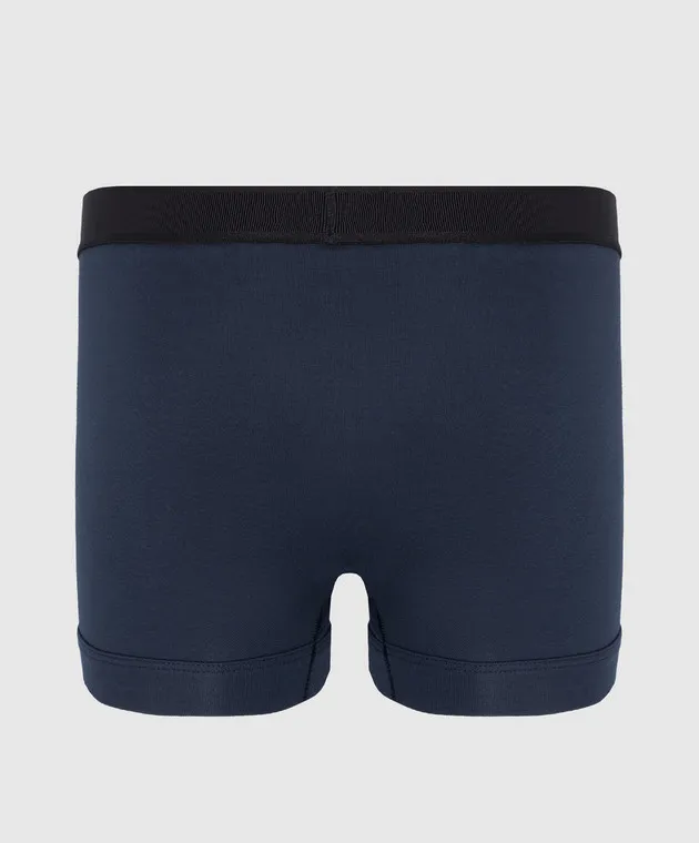 Tom Ford Boxer blu con logo T4LC31040