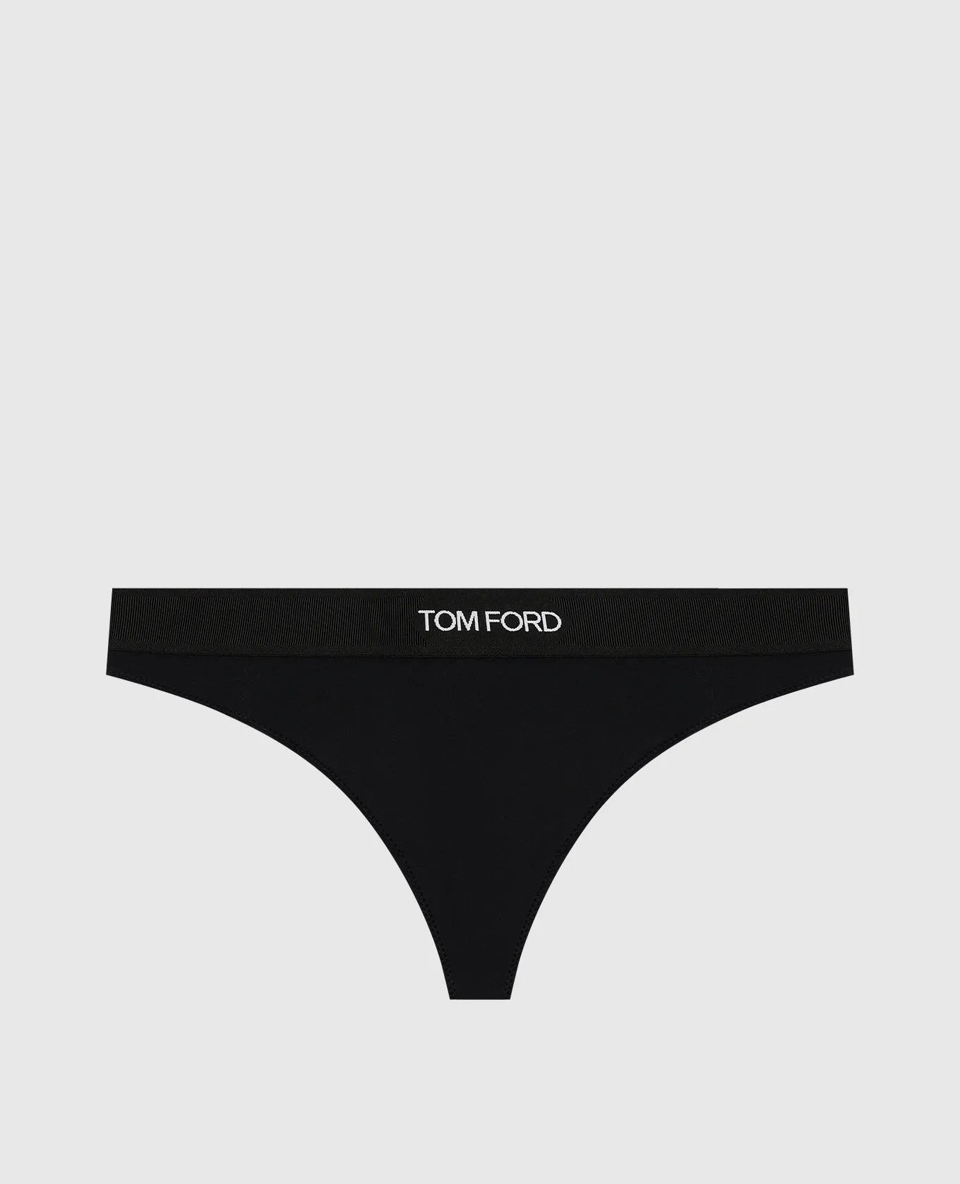 Tom Ford Slip perizoma nero con fantasia logo KNJ009JEX011