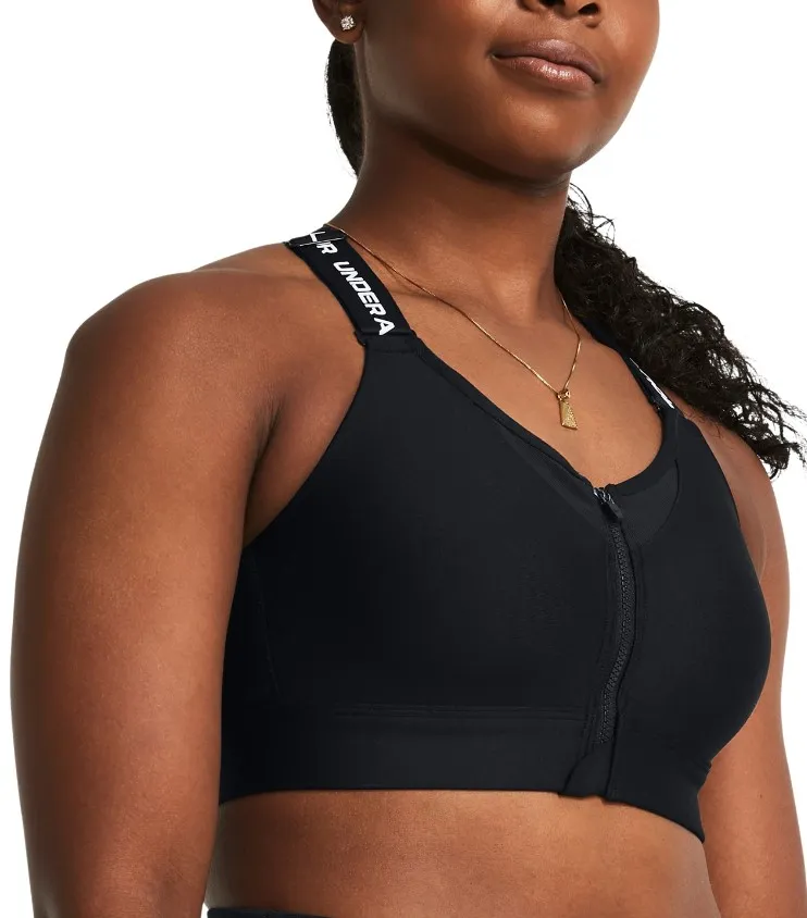 Top e Reggiseni Under Armour UA Infinity High Zip 2.0 Bra-BLK