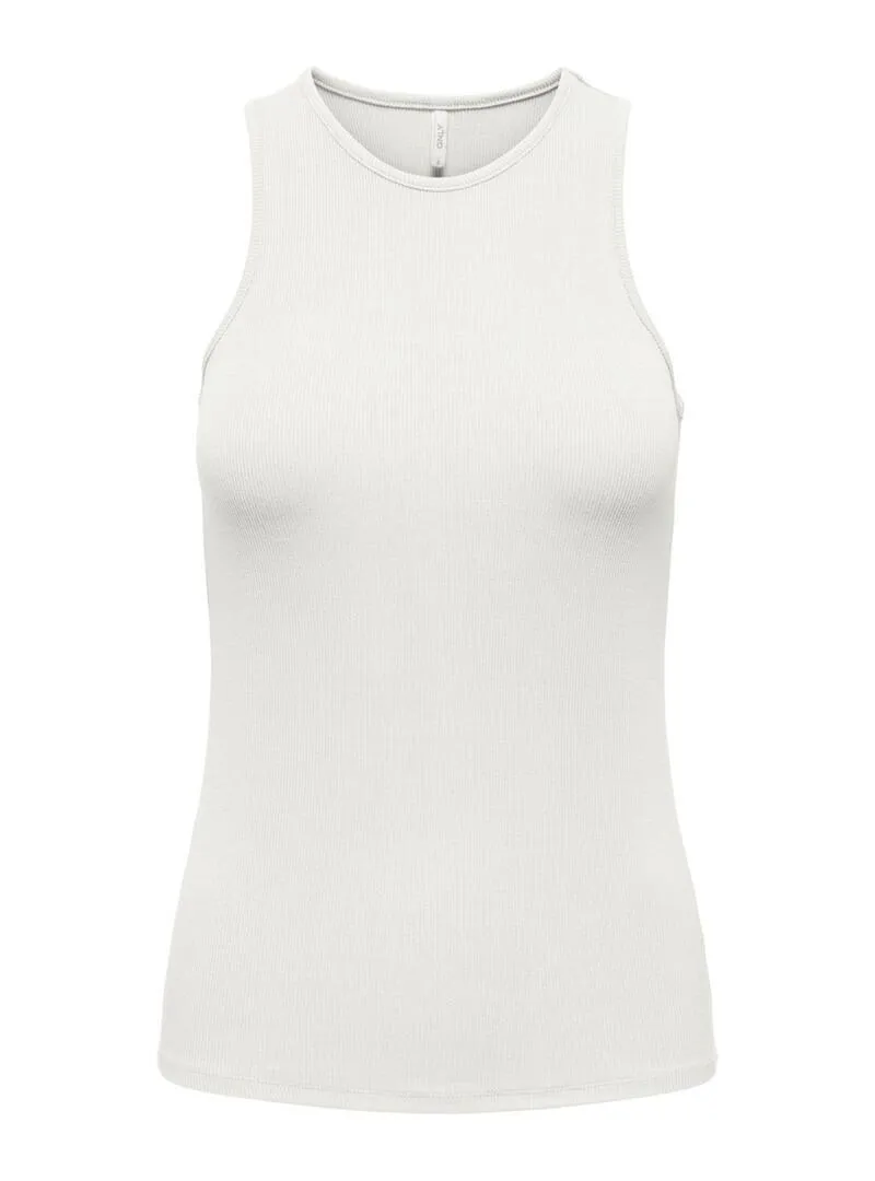Top Only Belia Bianco per Donna