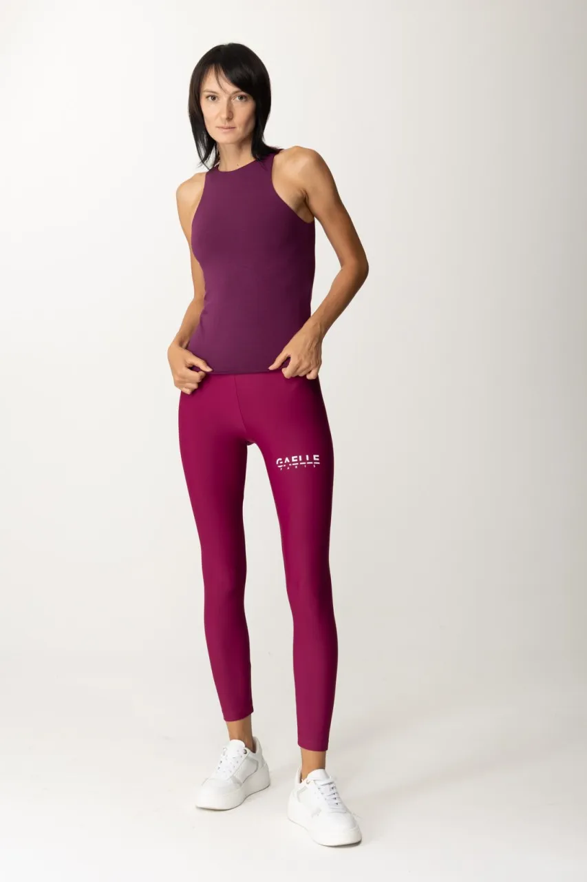 Top smanicato Futuristic Purple