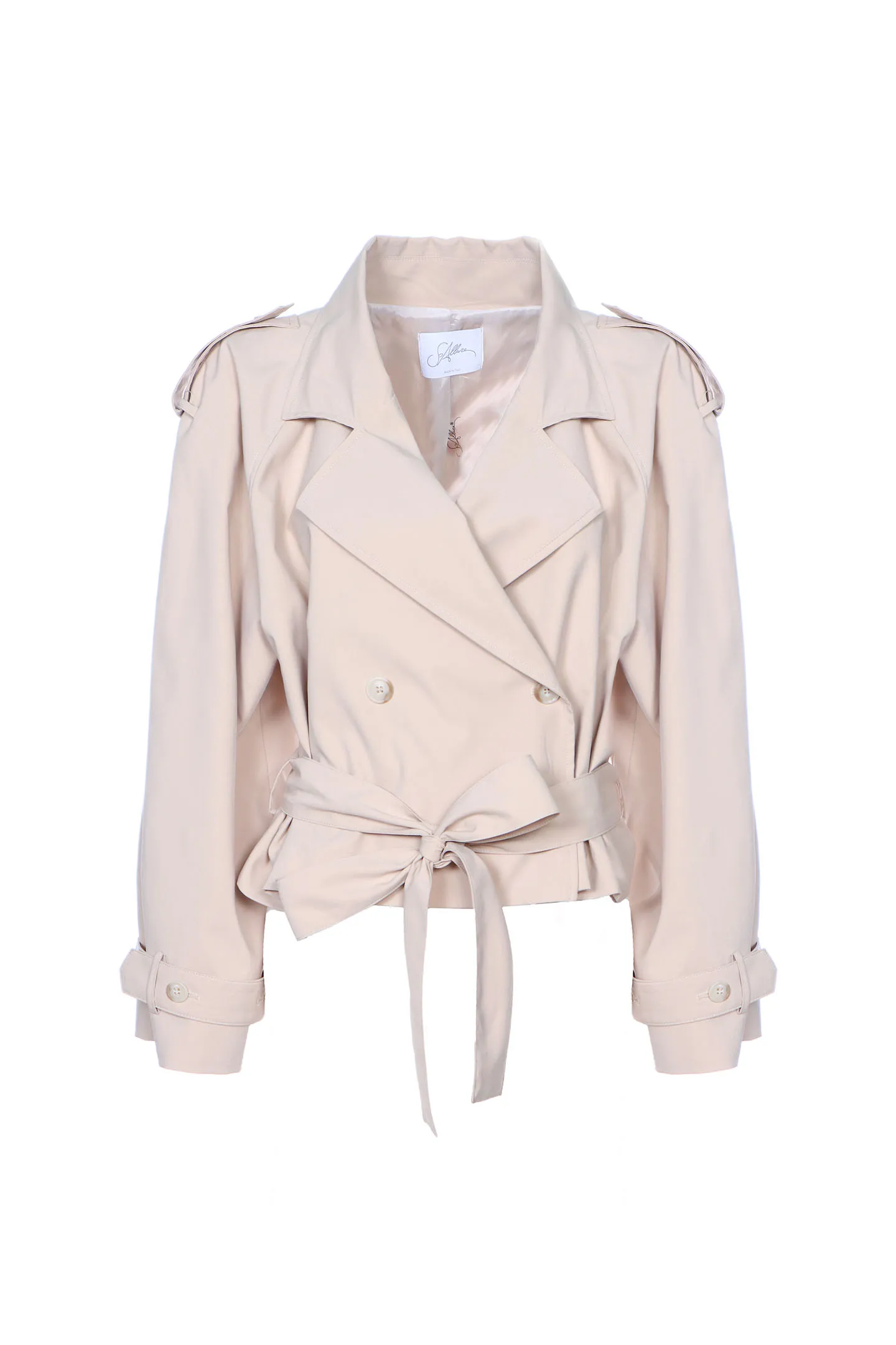 TRENCH COAT CROP REVERE