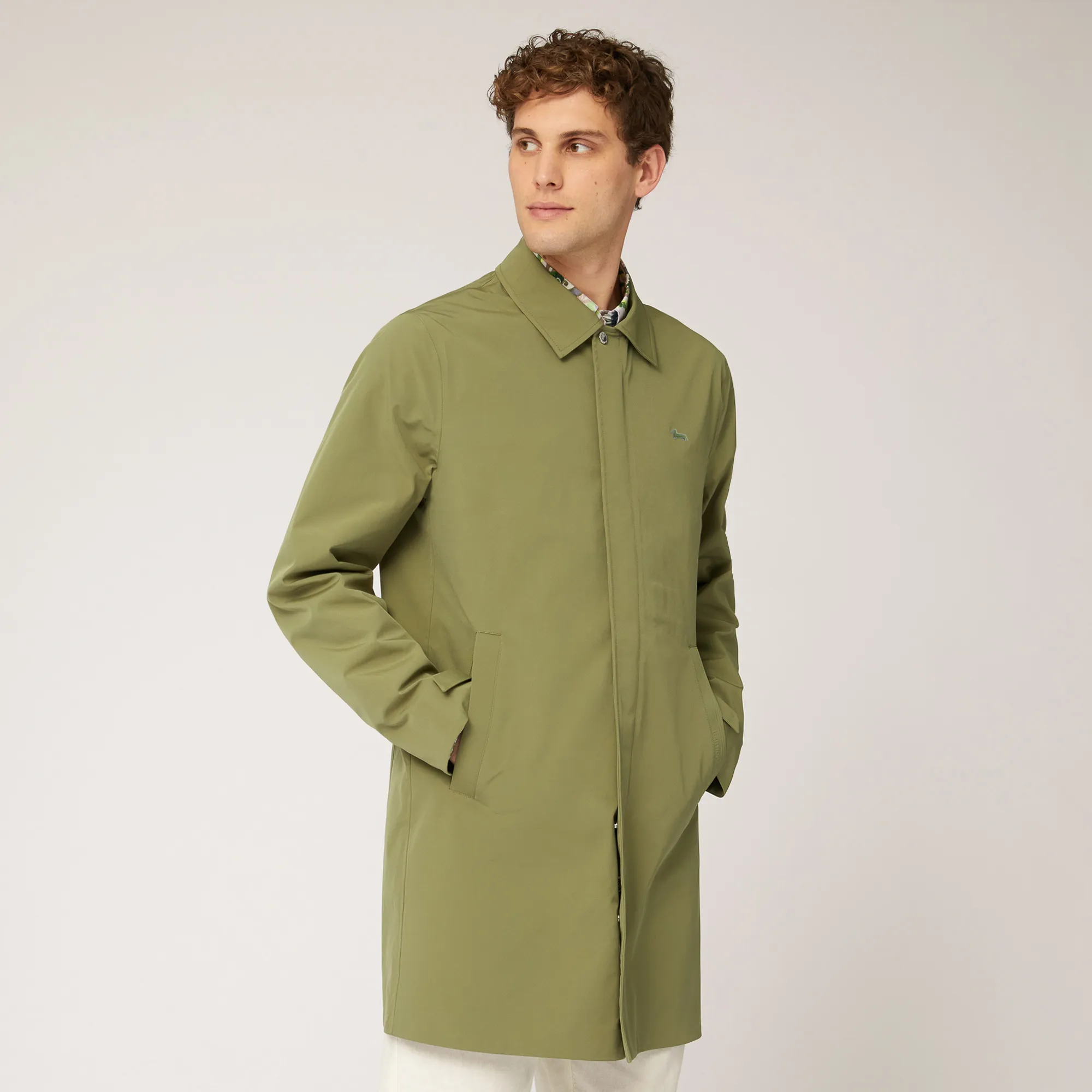 Trench In Cotone Spalmato