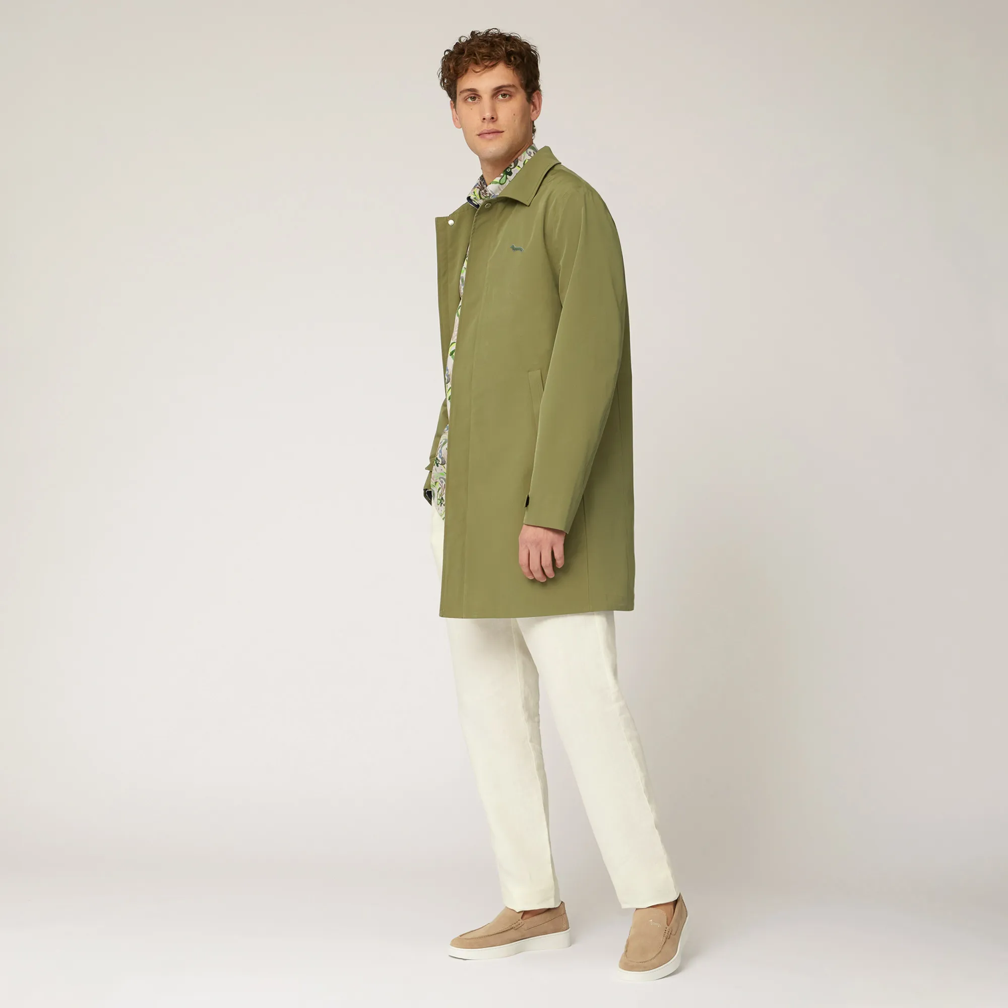 Trench In Cotone Spalmato