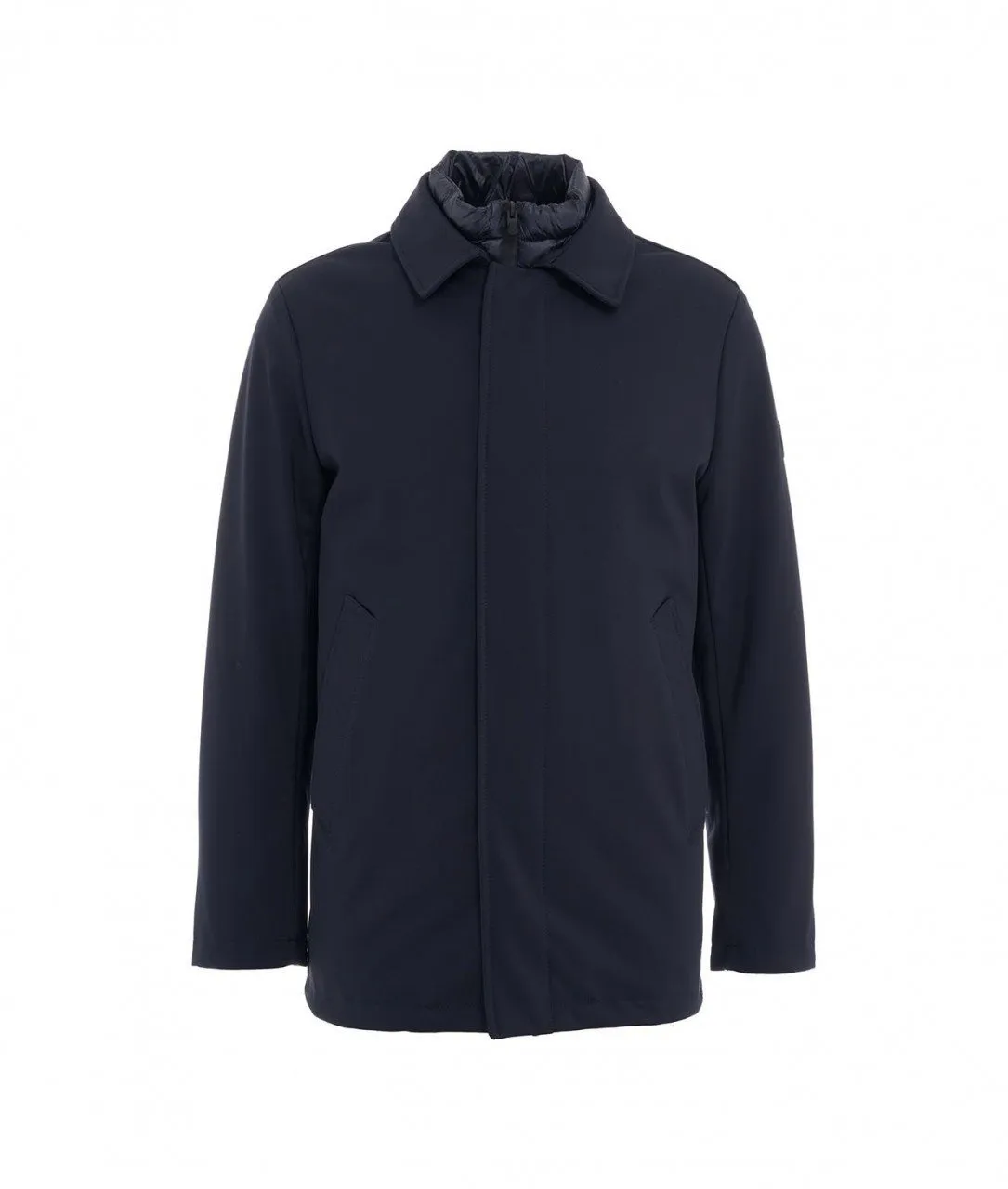 Trench Naoki blu scuro blu scuro