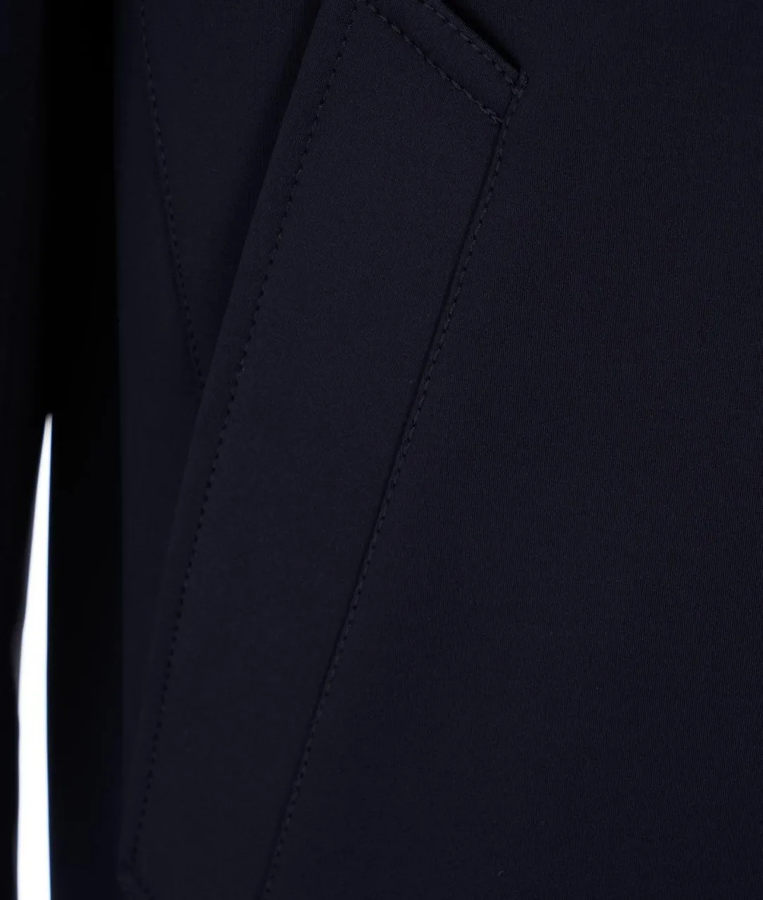 Trench Naoki blu scuro blu scuro