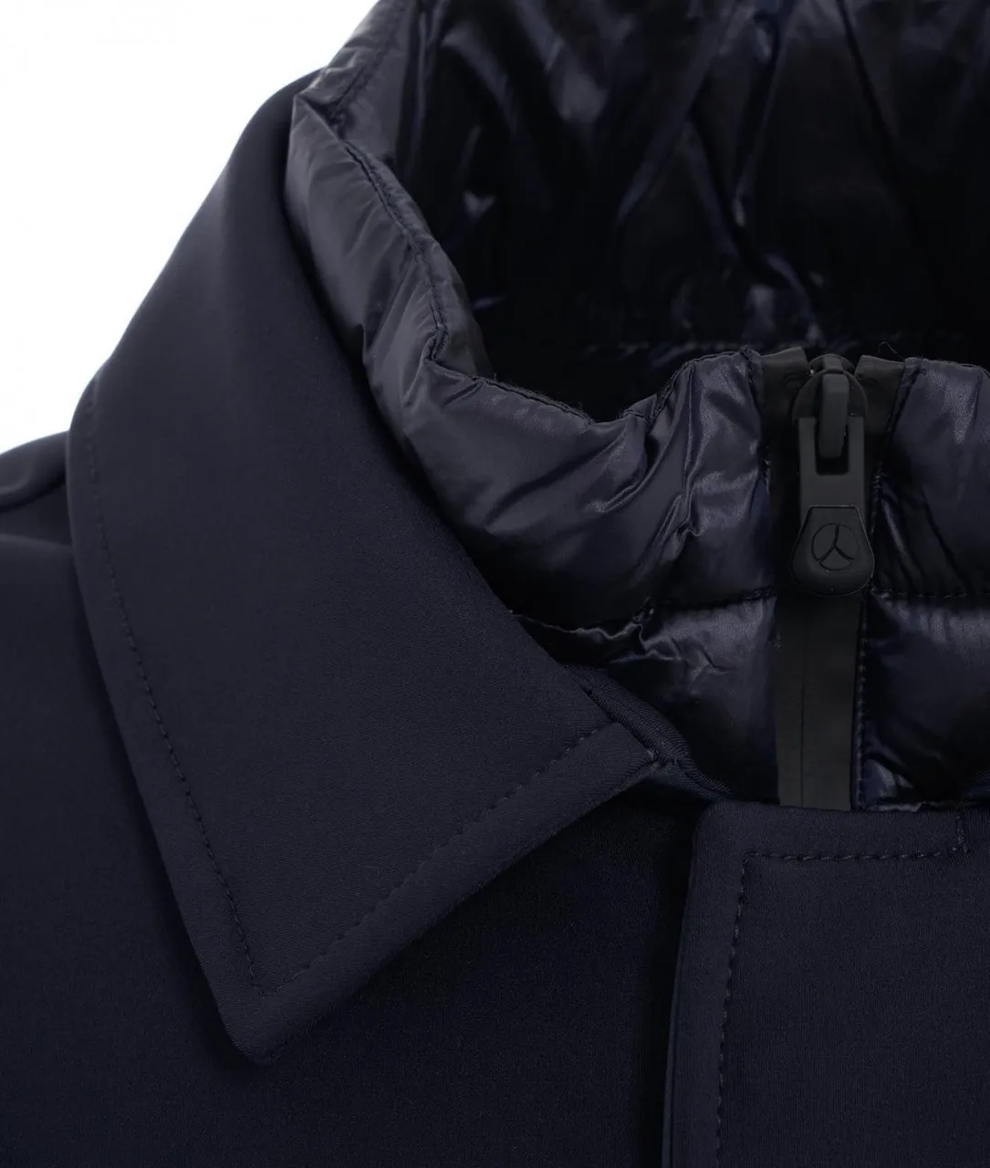 Trench Naoki blu scuro blu scuro