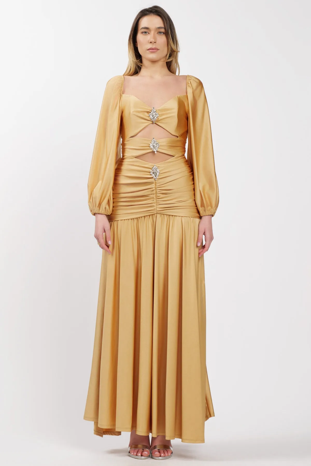 Unique Dress Gold-