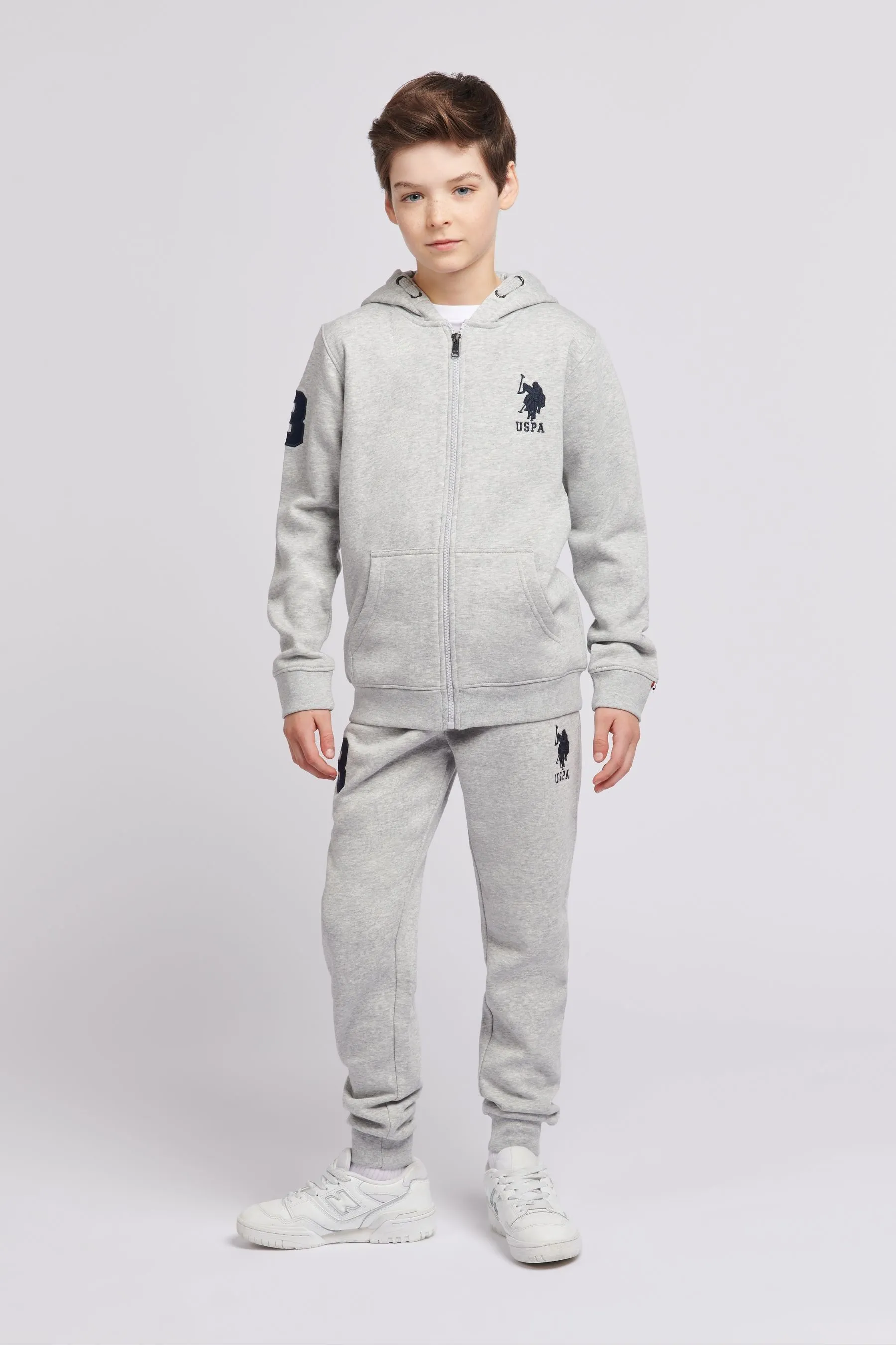 U.S. Polo Assn. Boys Player 3 Zip Hoodie    