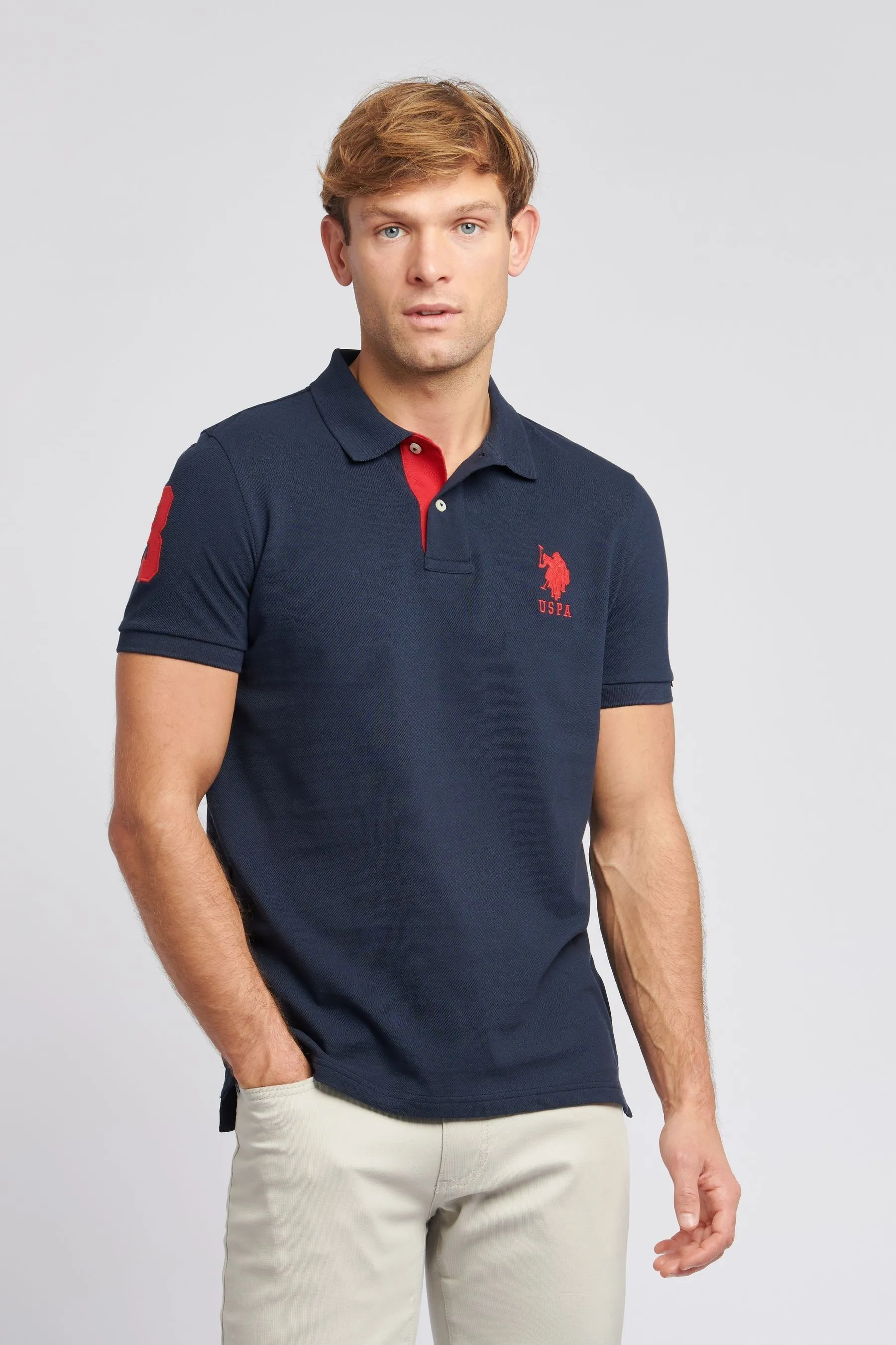 U.S. Polo Assn. Regolare - Fit Polo da uomo Player 3 Piqué    