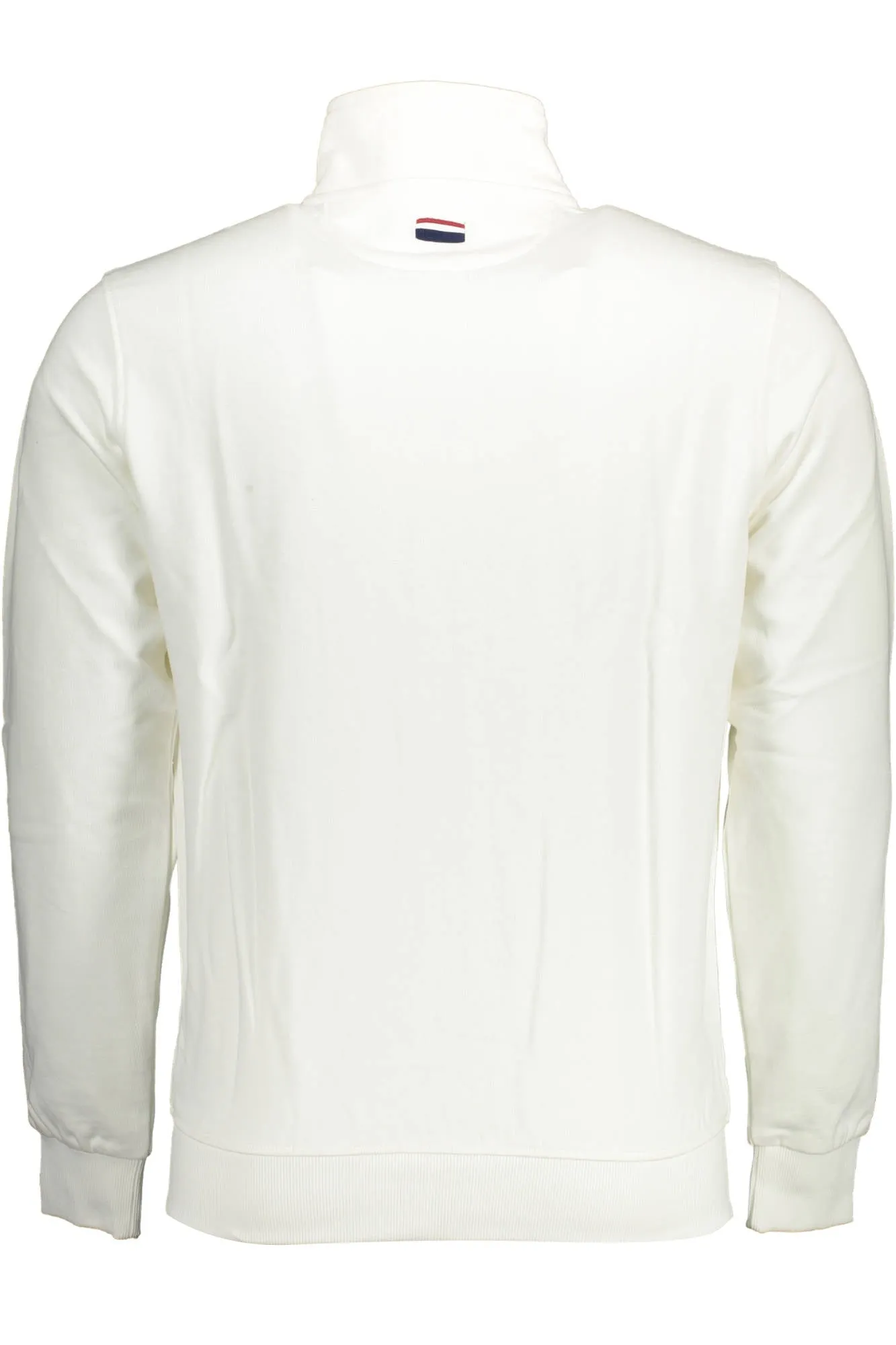 U.S. POLO FELPA CON ZIP UOMO BIANCO