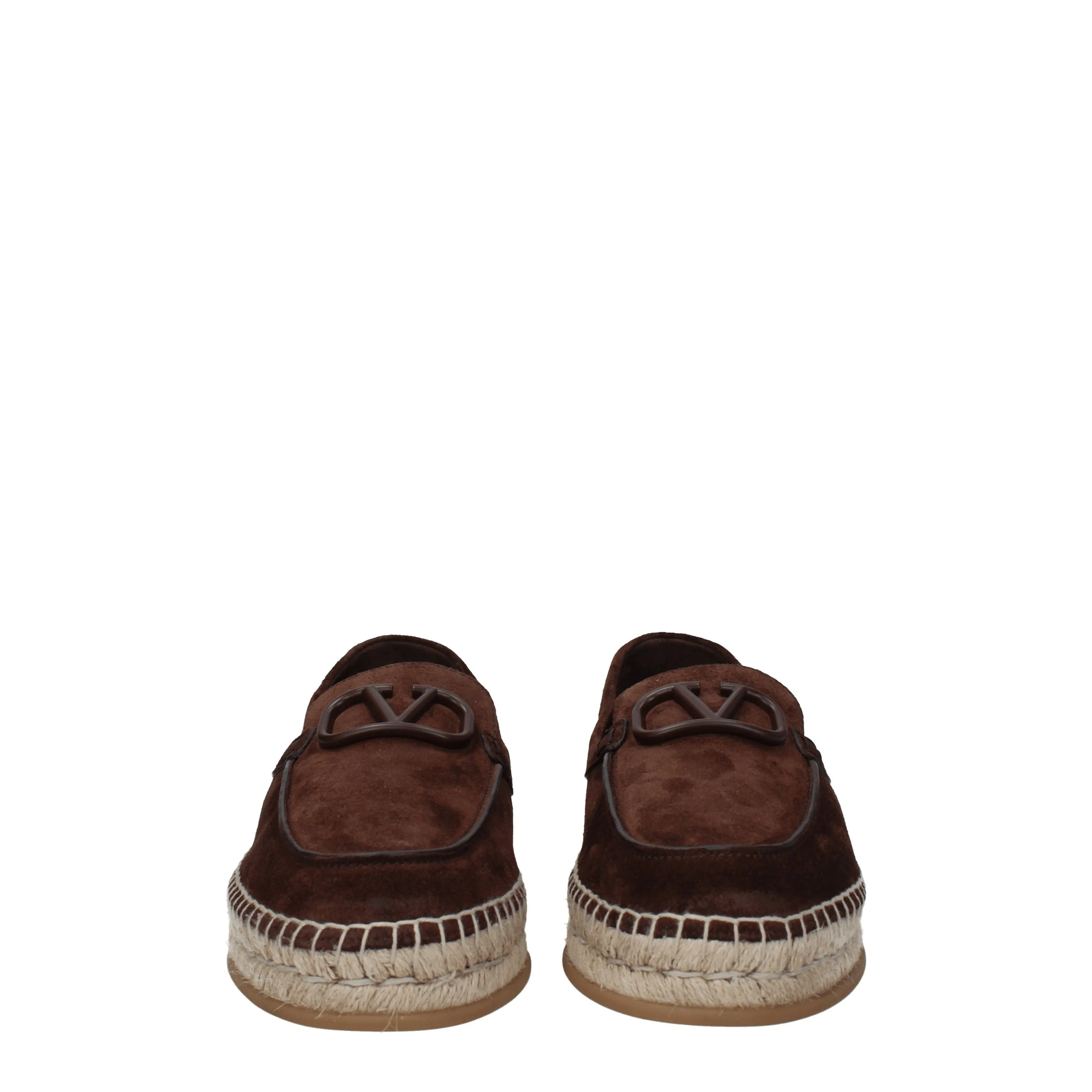 Valentino Garavani Espadrillas Uomo Camoscio Marrone