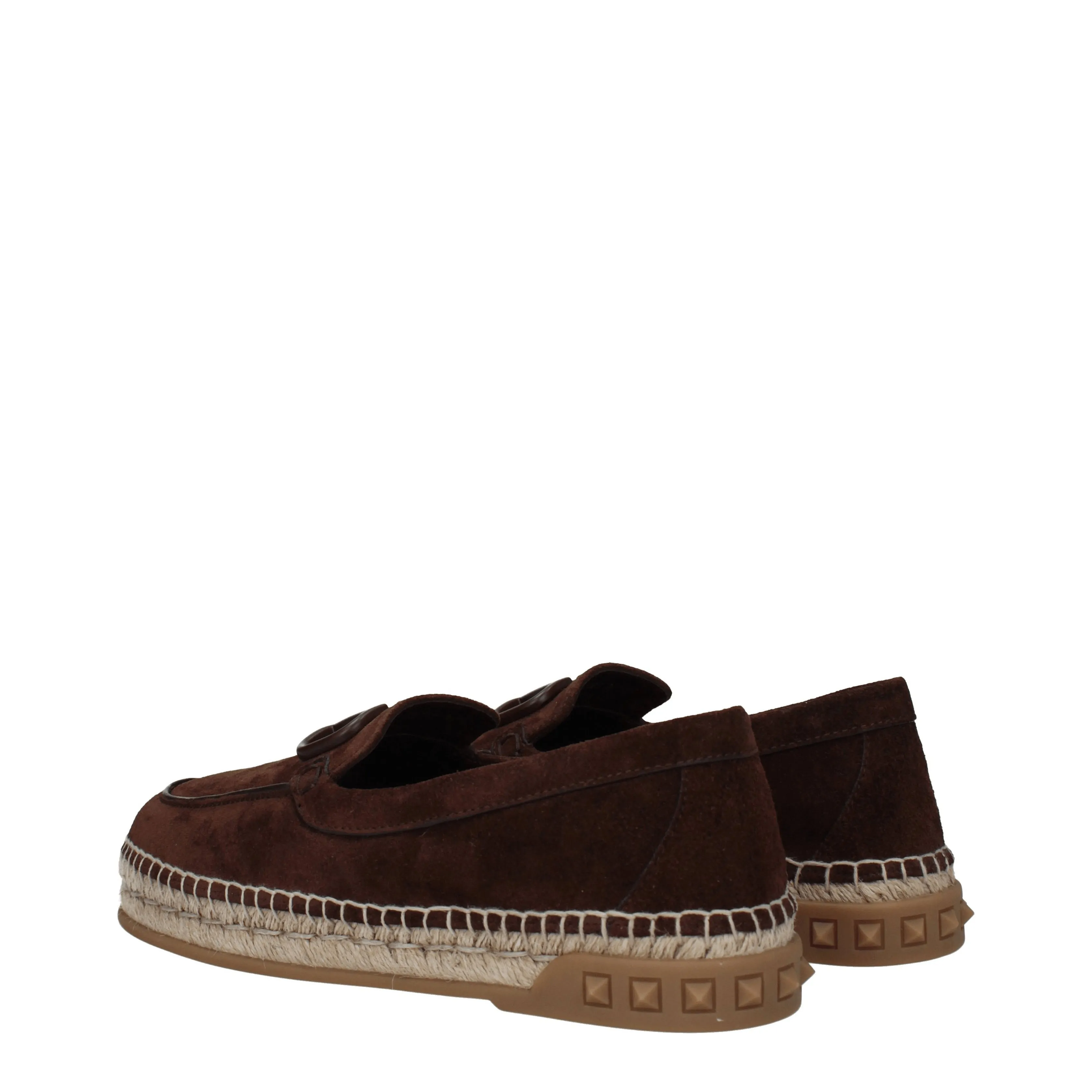 Valentino Garavani Espadrillas Uomo Camoscio Marrone