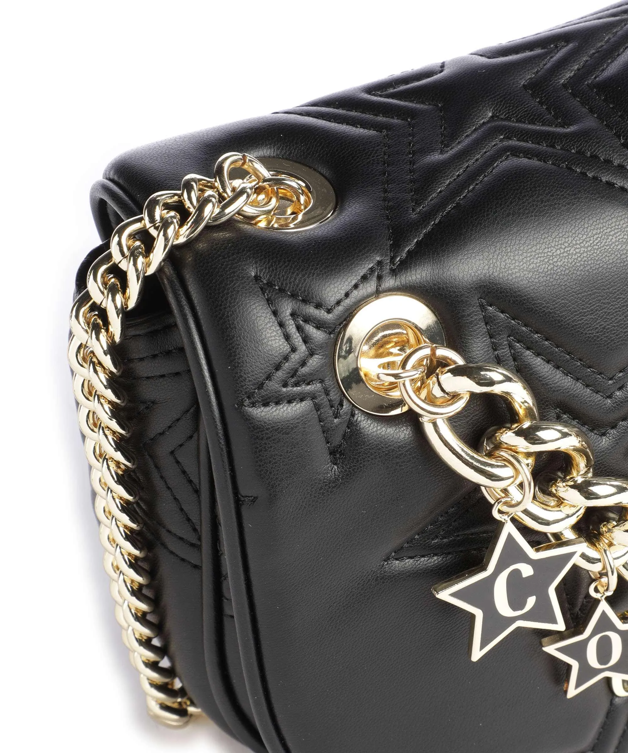  Versace Jeans Couture Stars Couture Borsa a tracolla pelle sintetica nero  