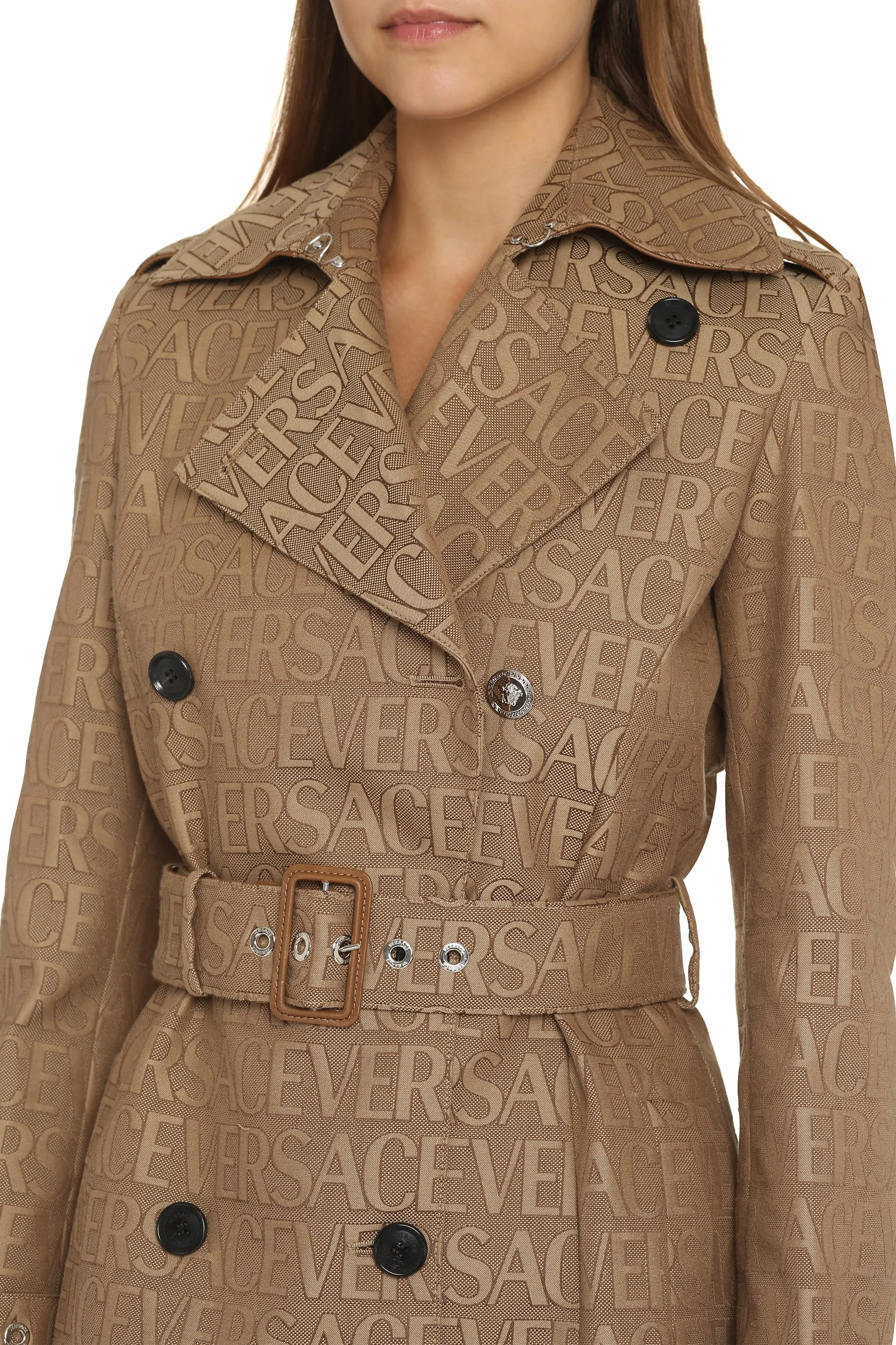 Versace Trench coat in misto cotone