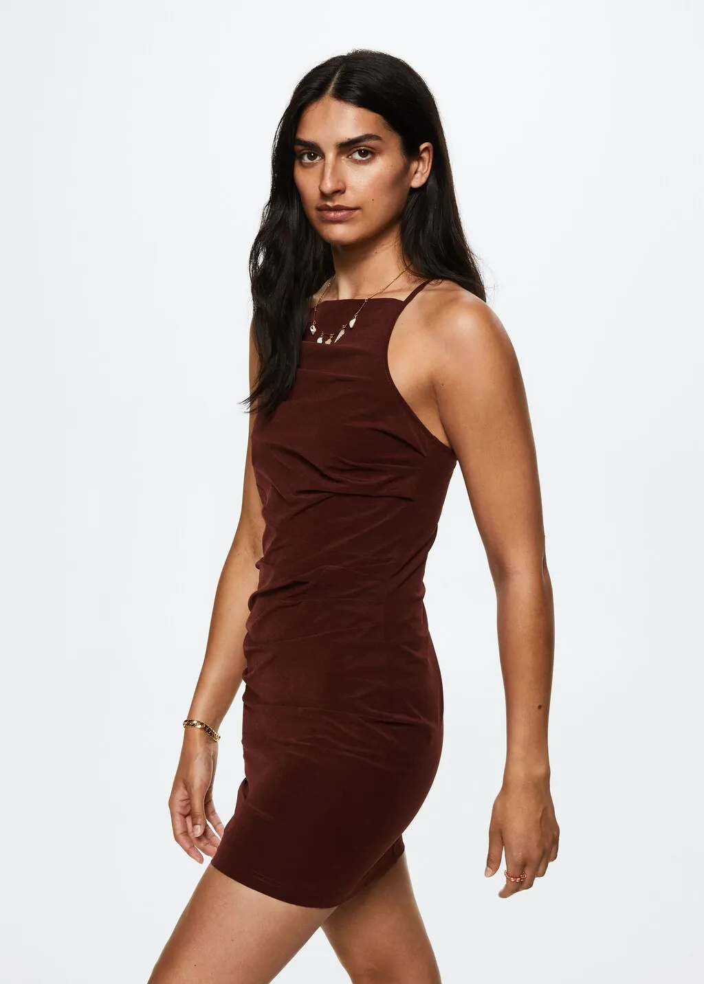 Vestito corto avvitato
