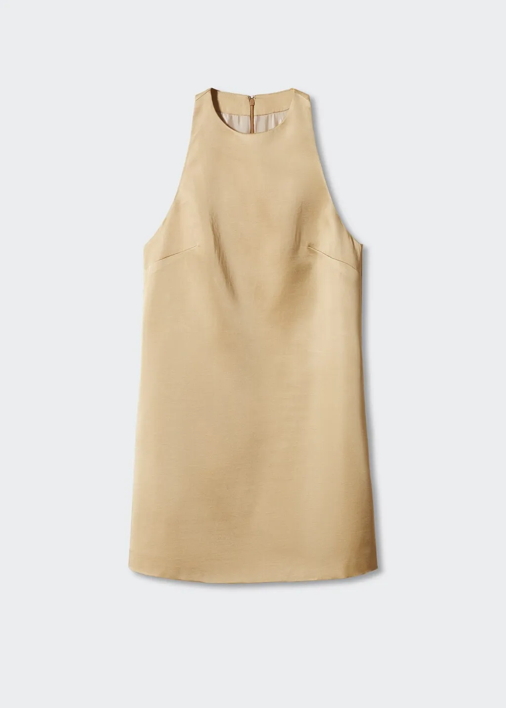 Vestito corto satinato