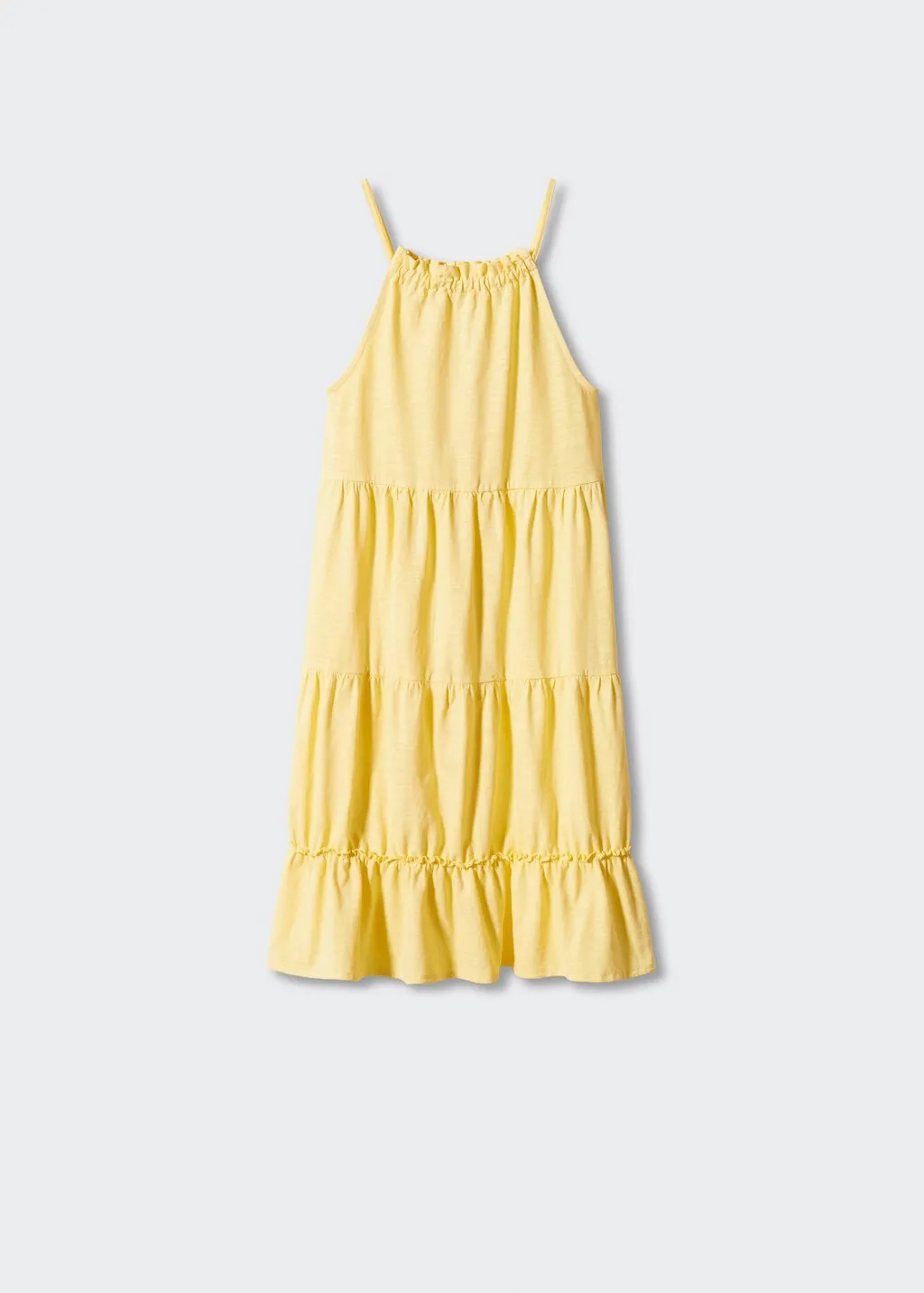 Vestito cotone volant