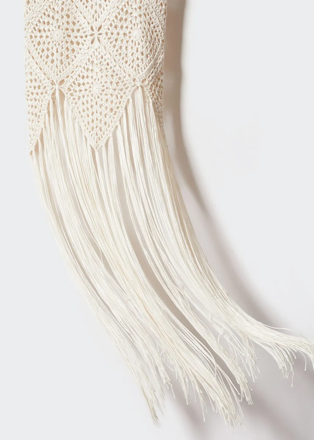 Vestito crochet frange