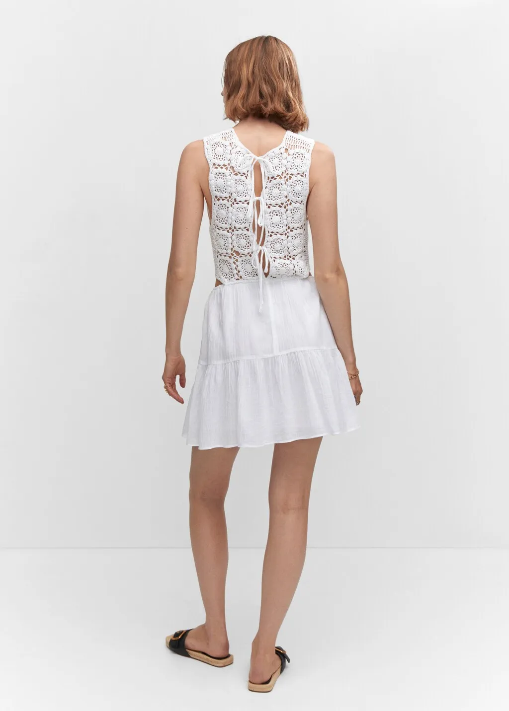Vestito crochet spacchi