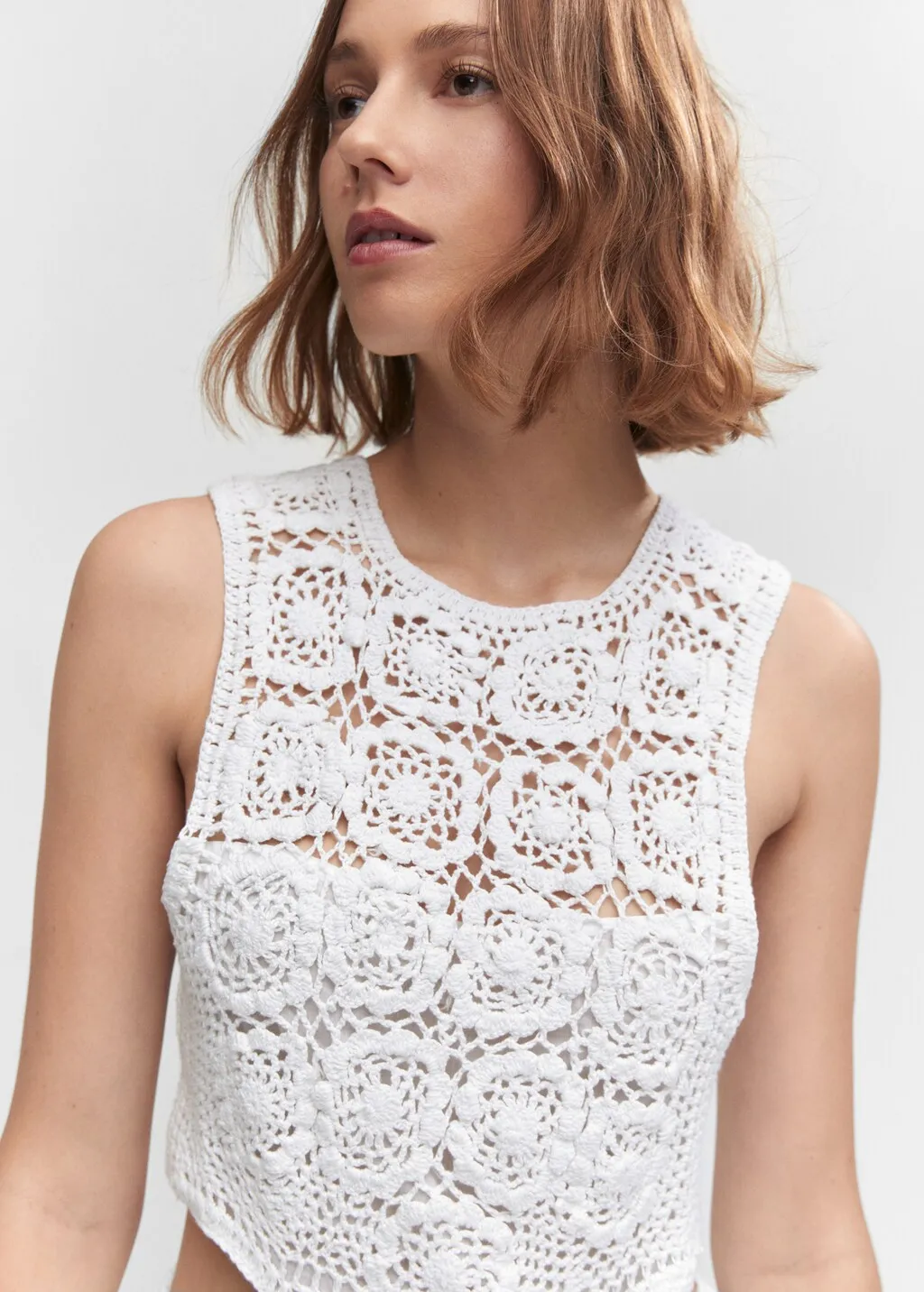 Vestito crochet spacchi