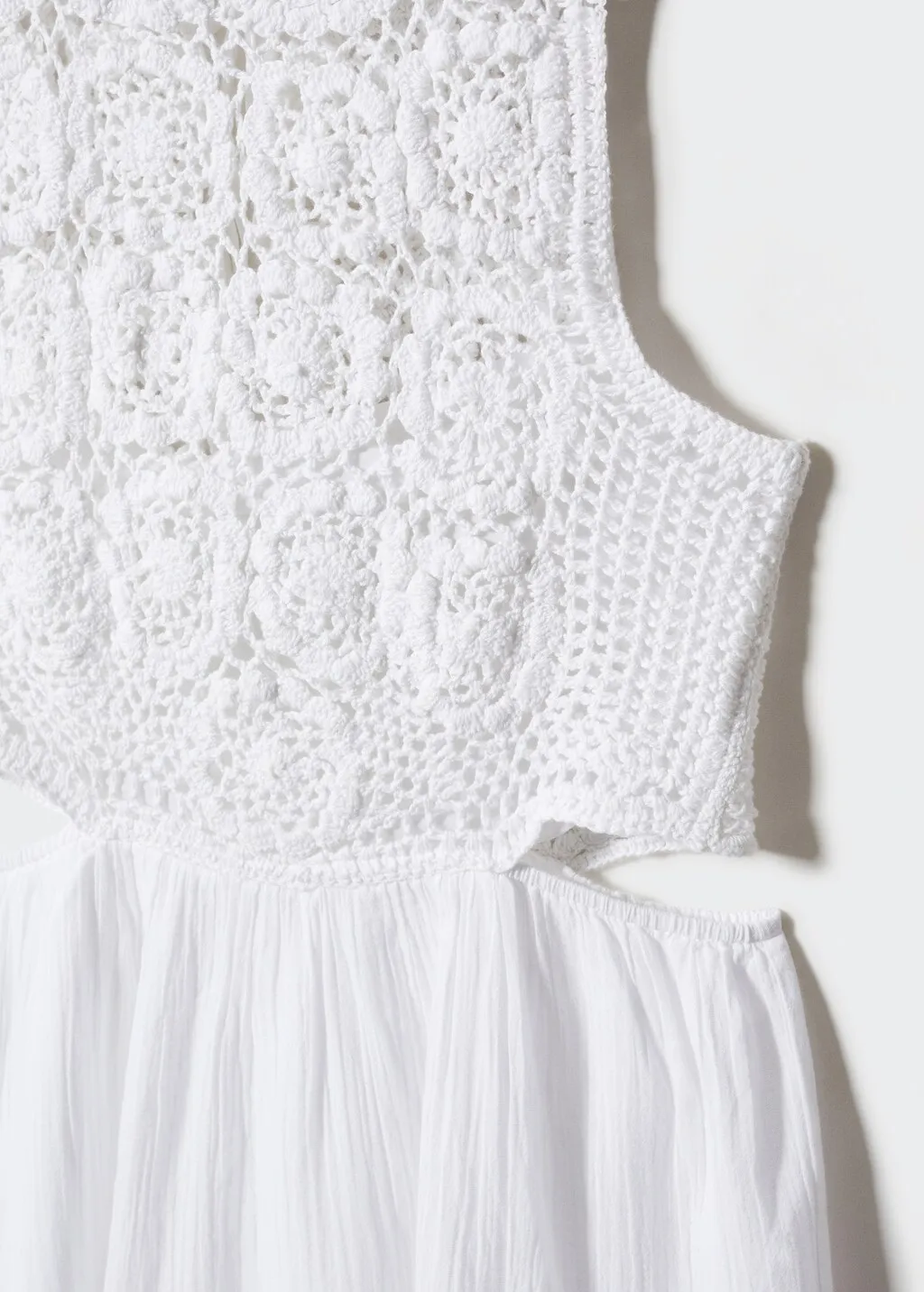 Vestito crochet spacchi