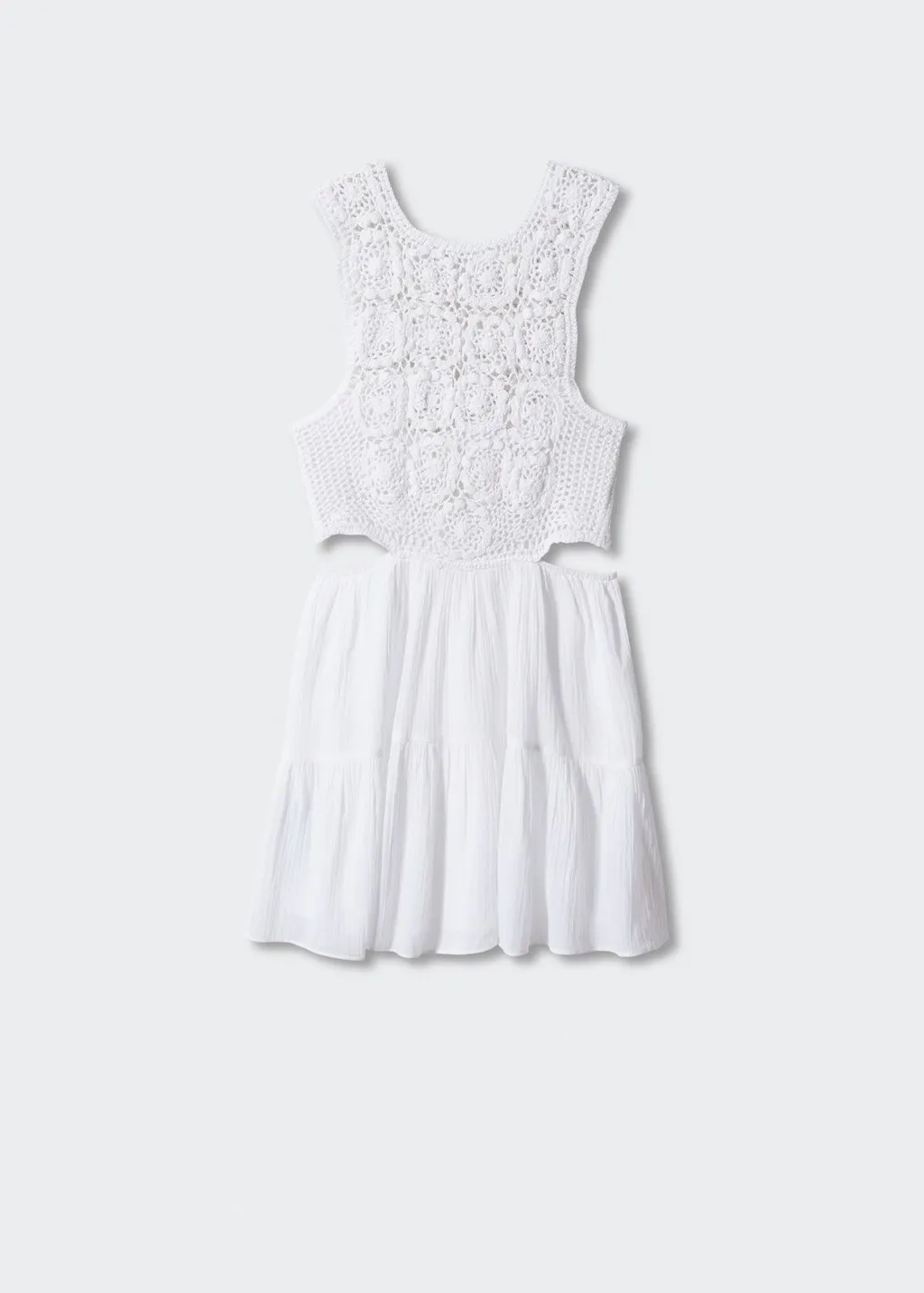 Vestito crochet spacchi