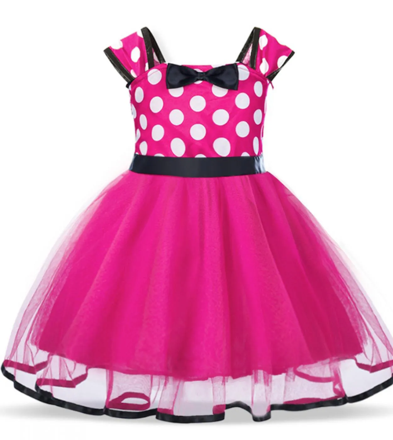 Vestito da compleanno per bambina Vestito da Natale per bambina Neonata Capodanno Vestire vestiti Festa di compleanno a pois Gil