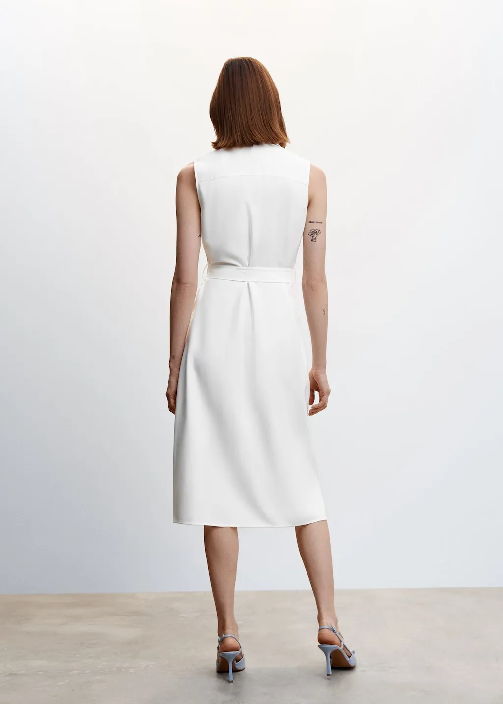 Vestito gilet midi