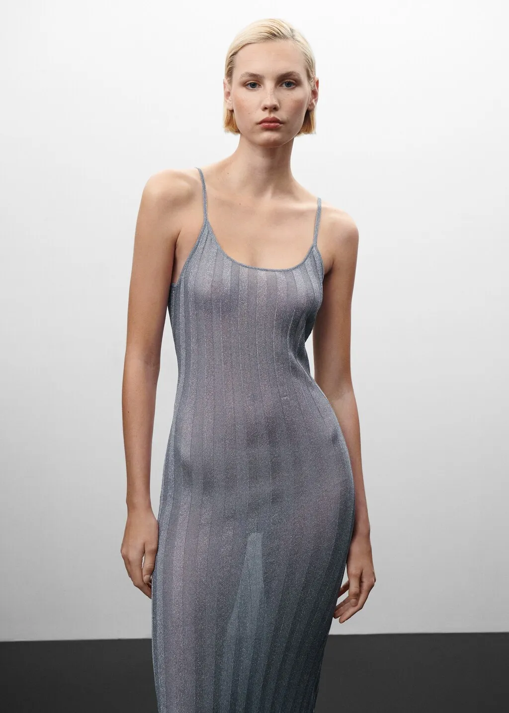 Vestito lurex schiena scoperta