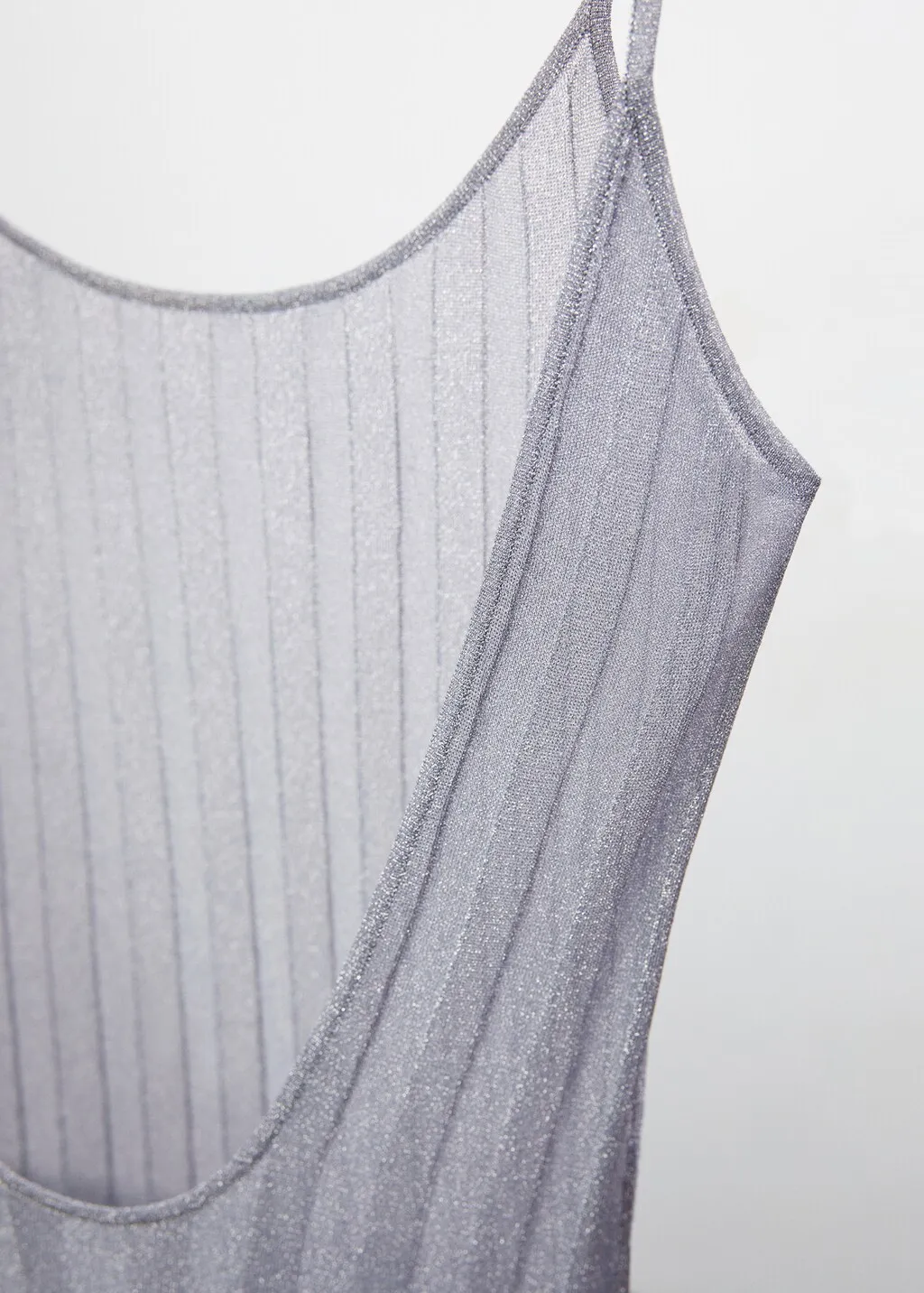 Vestito lurex schiena scoperta