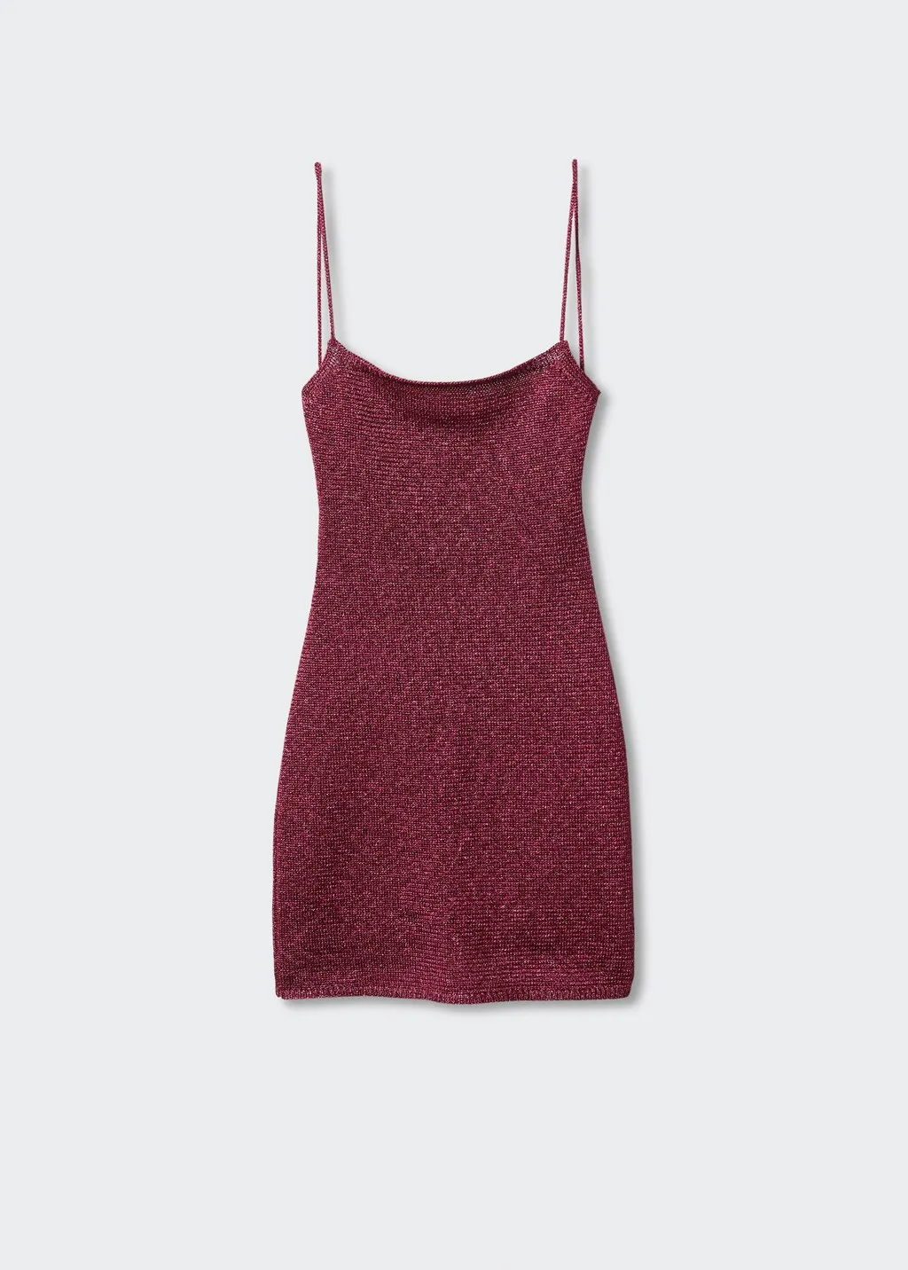Vestito lurex spacco