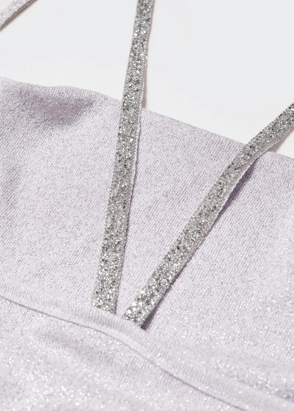 Vestito lurex strass