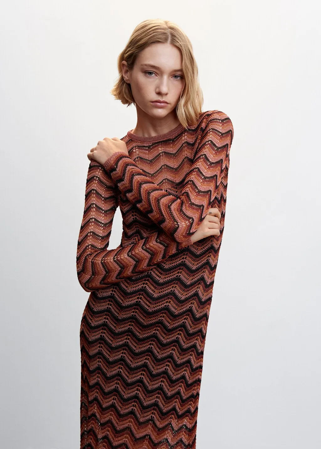 Vestito maglia lurex