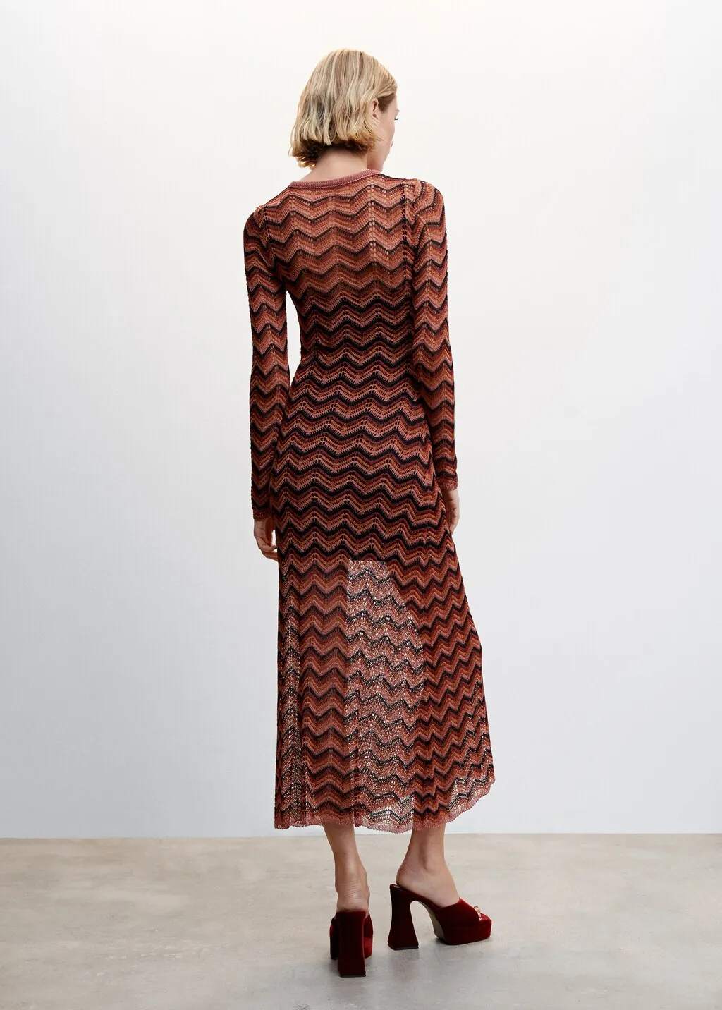 Vestito maglia lurex