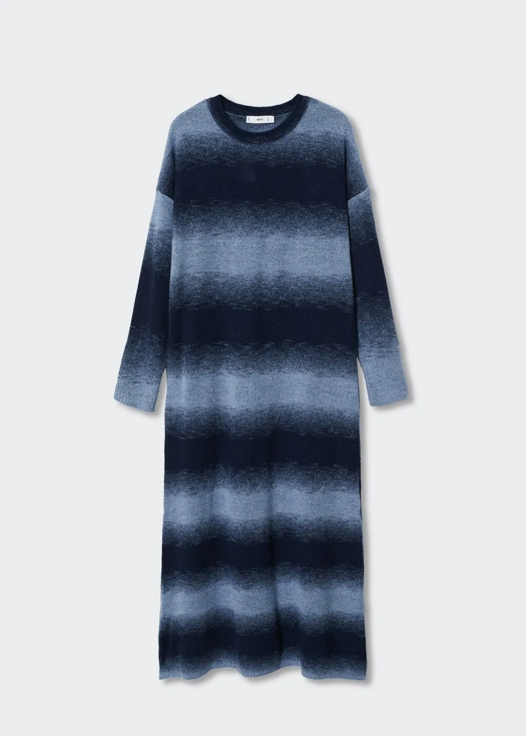 Vestito maglia righe