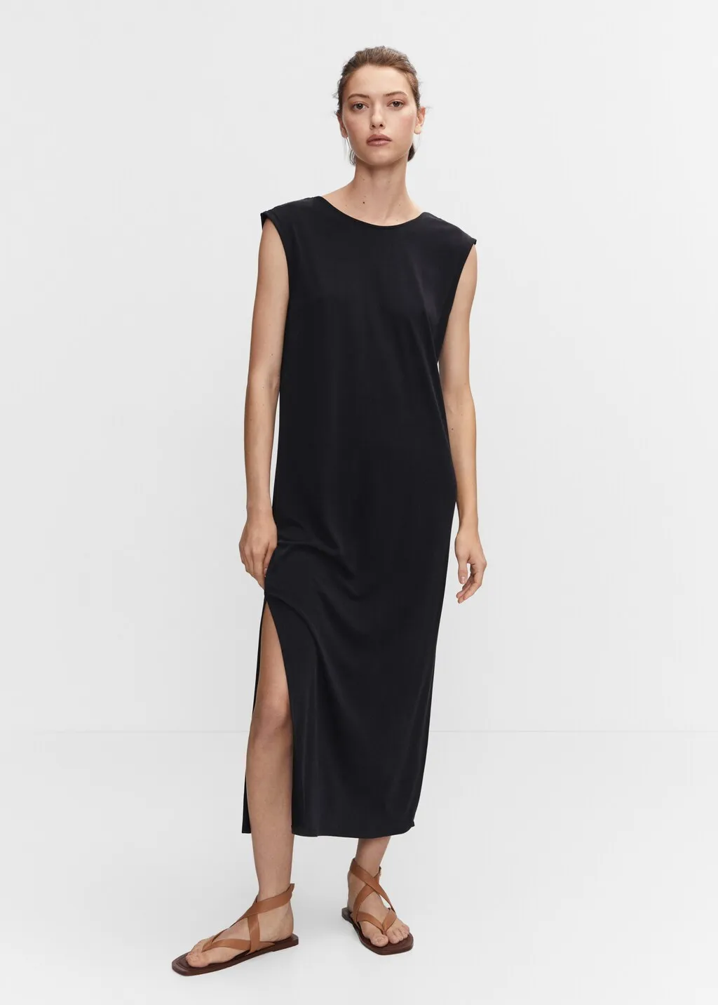 Vestito modal spacchi