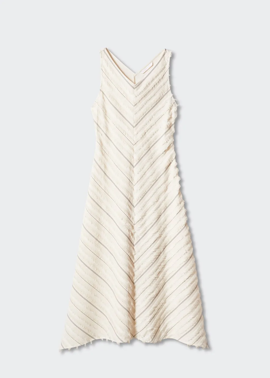 Vestito righe svasato