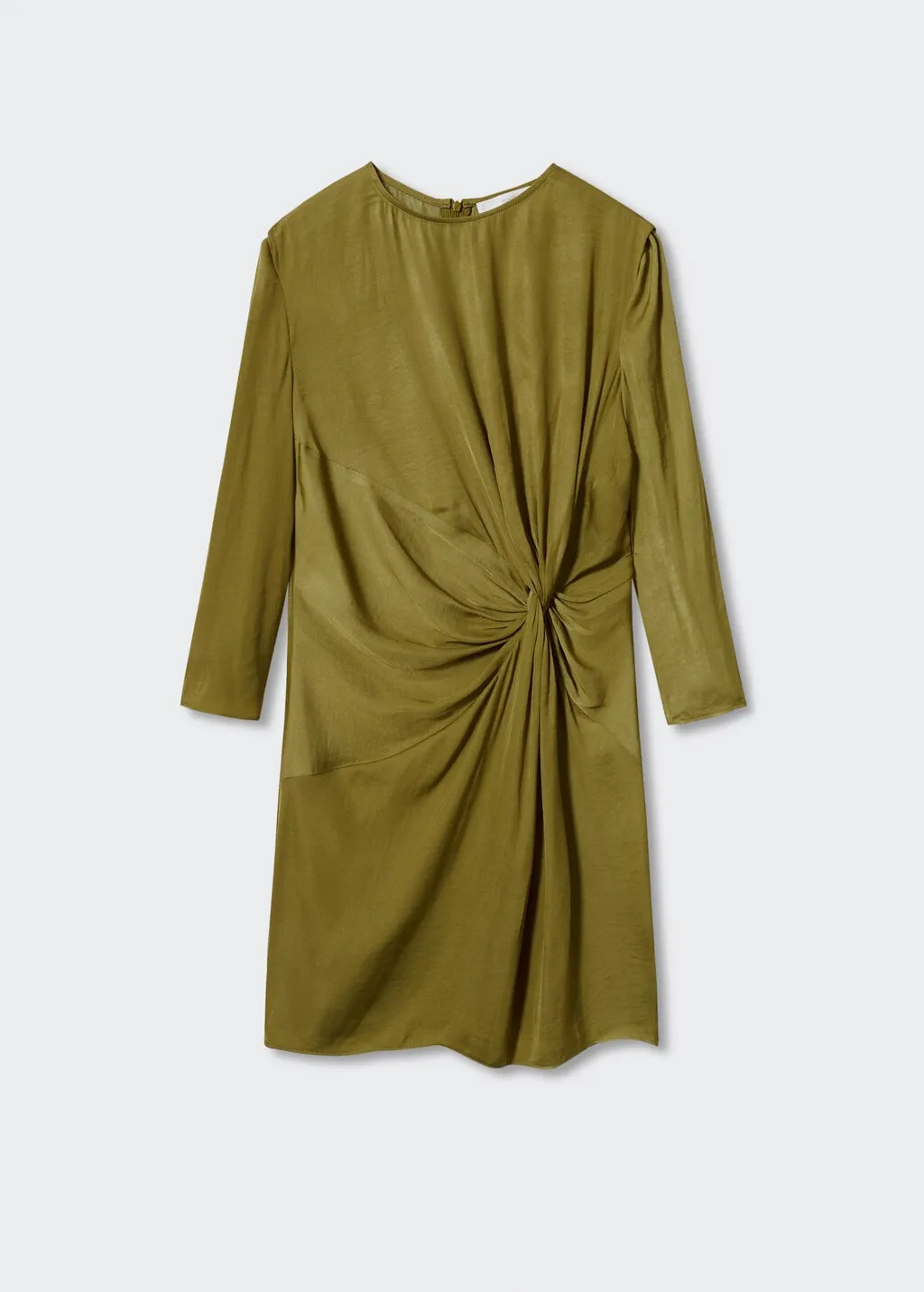 Vestito satinato nodo