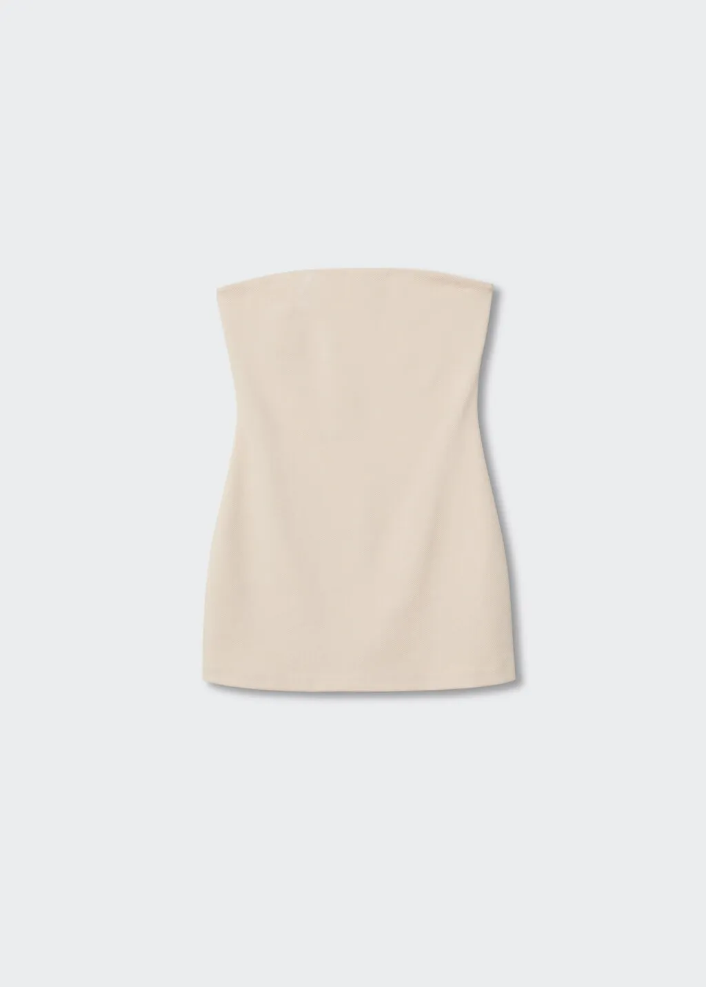 Vestito senza spallini