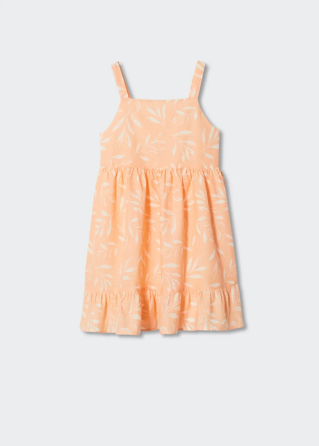 Vestito stampa foglie