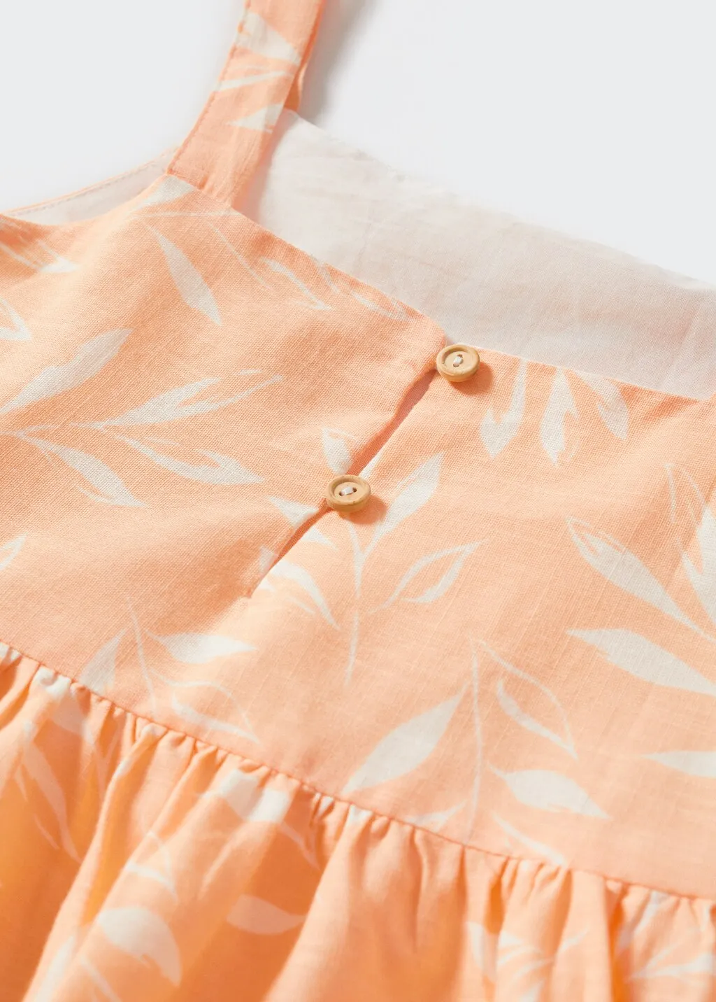 Vestito stampa foglie