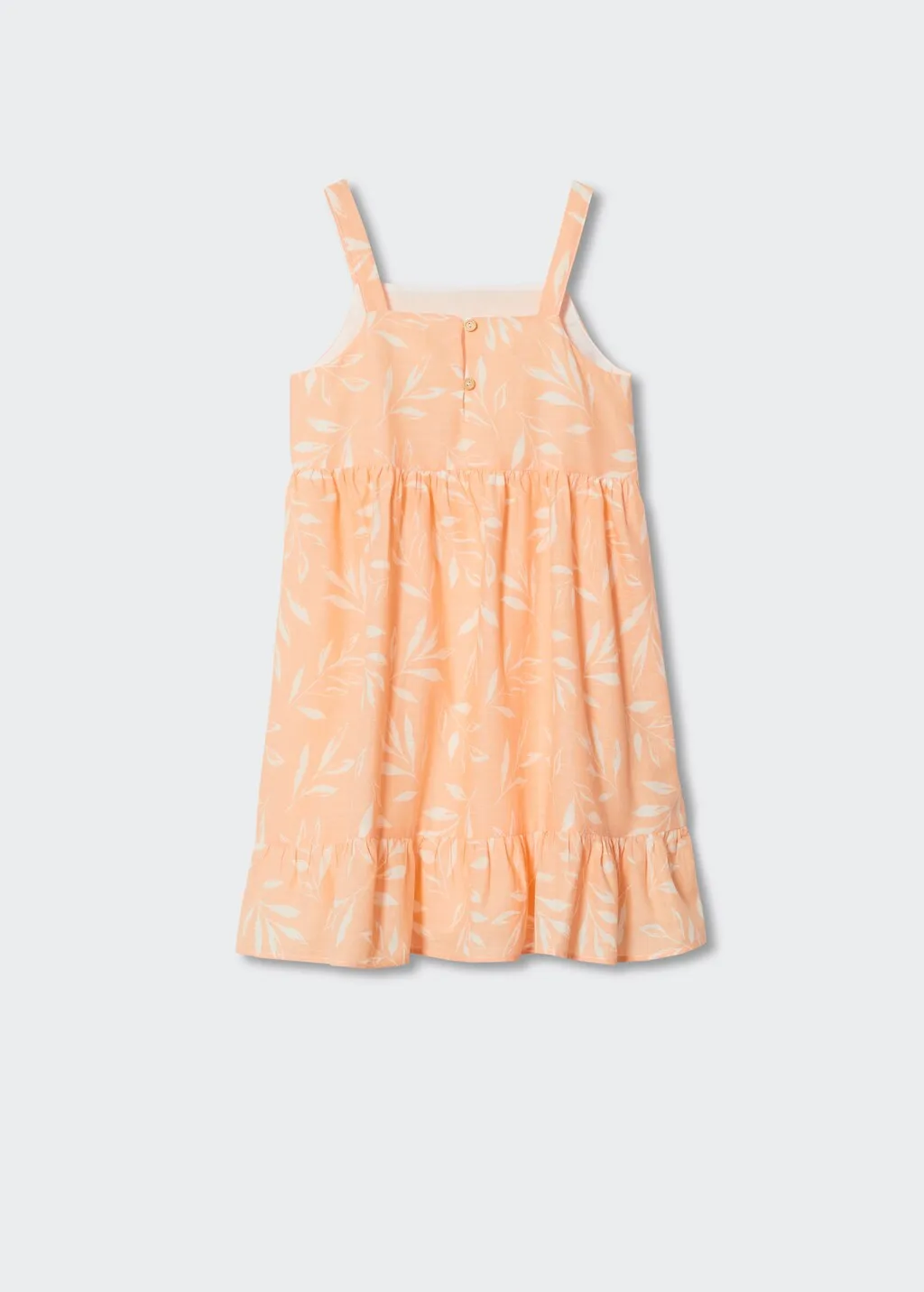 Vestito stampa foglie
